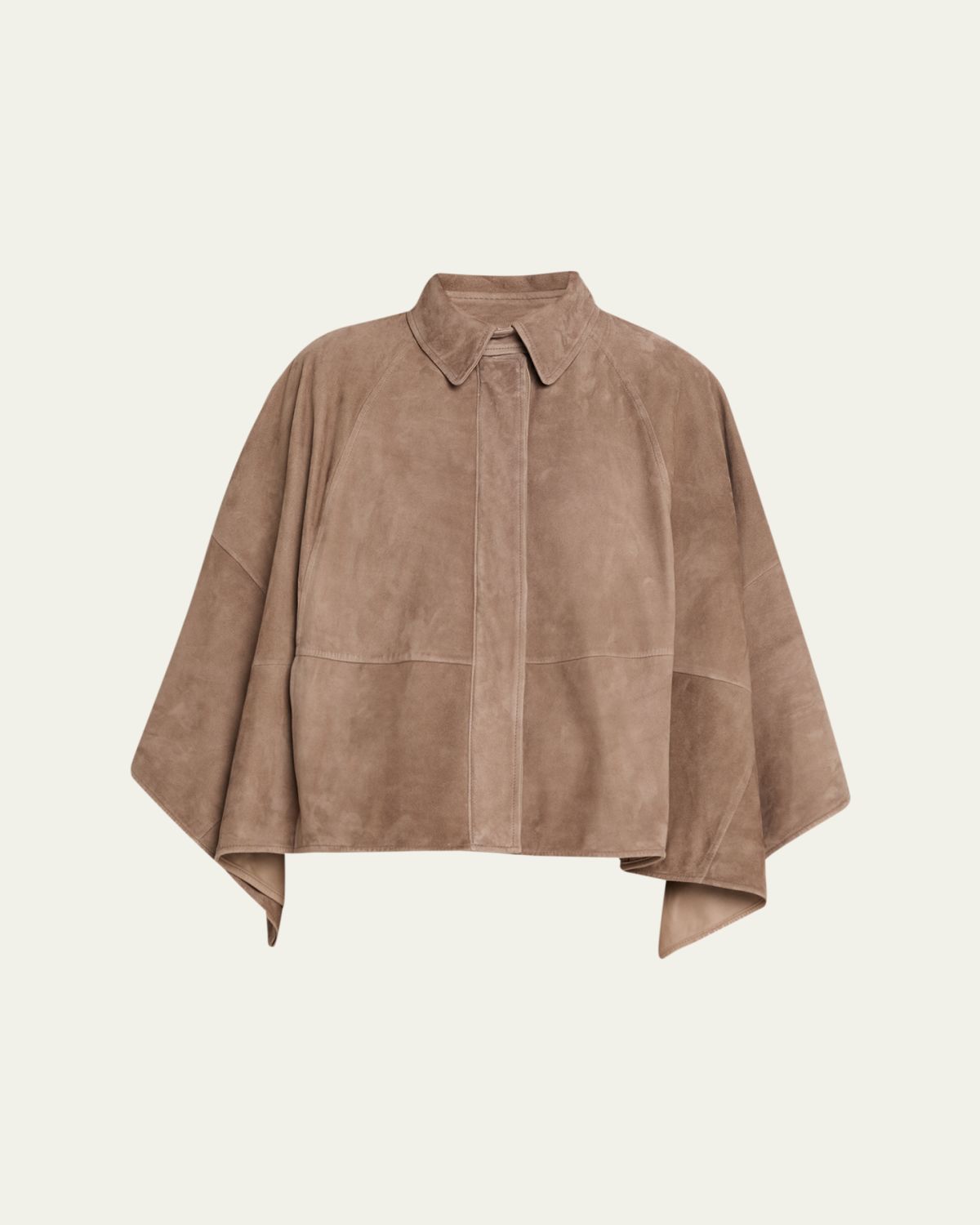 Brunello Cucinelli Suede Cape Jacket | Thumbnail 6 Brunello Cucinelli Suede Cape Jacket | Thumbnail 6