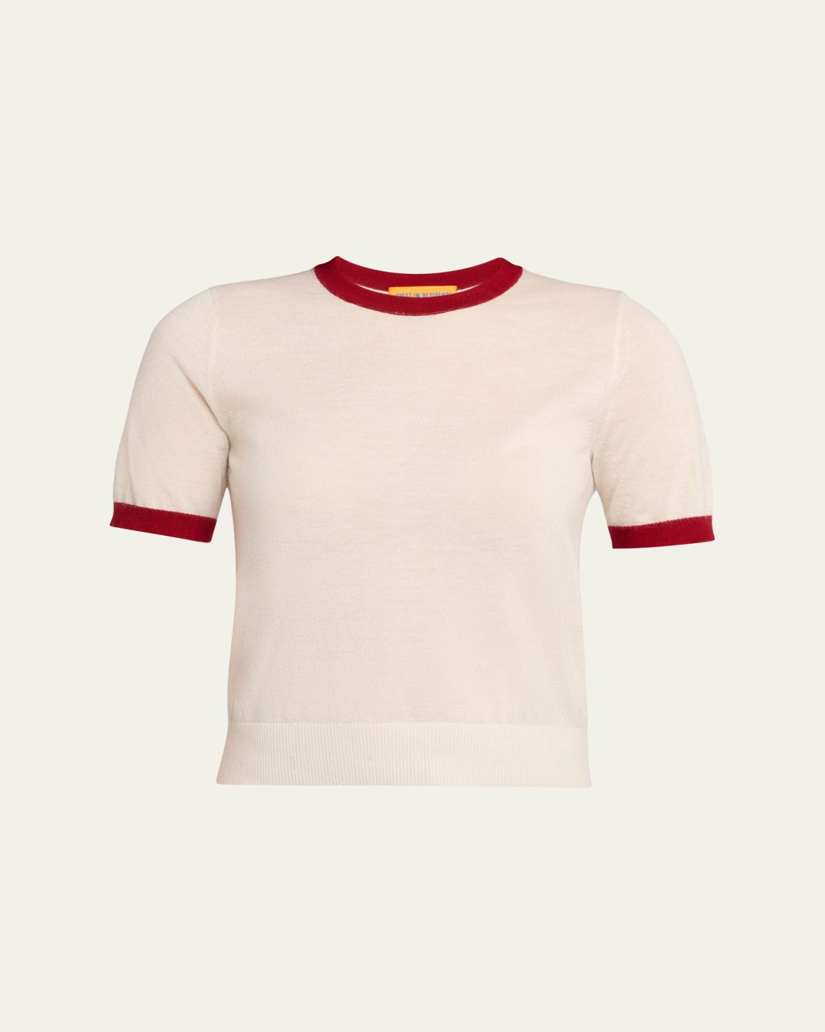Guest in Residence Airy Ringer Cashmere Tee | Thumbnail 8 Guest in Residence Airy Ringer Cashmere Tee | Thumbnail 8