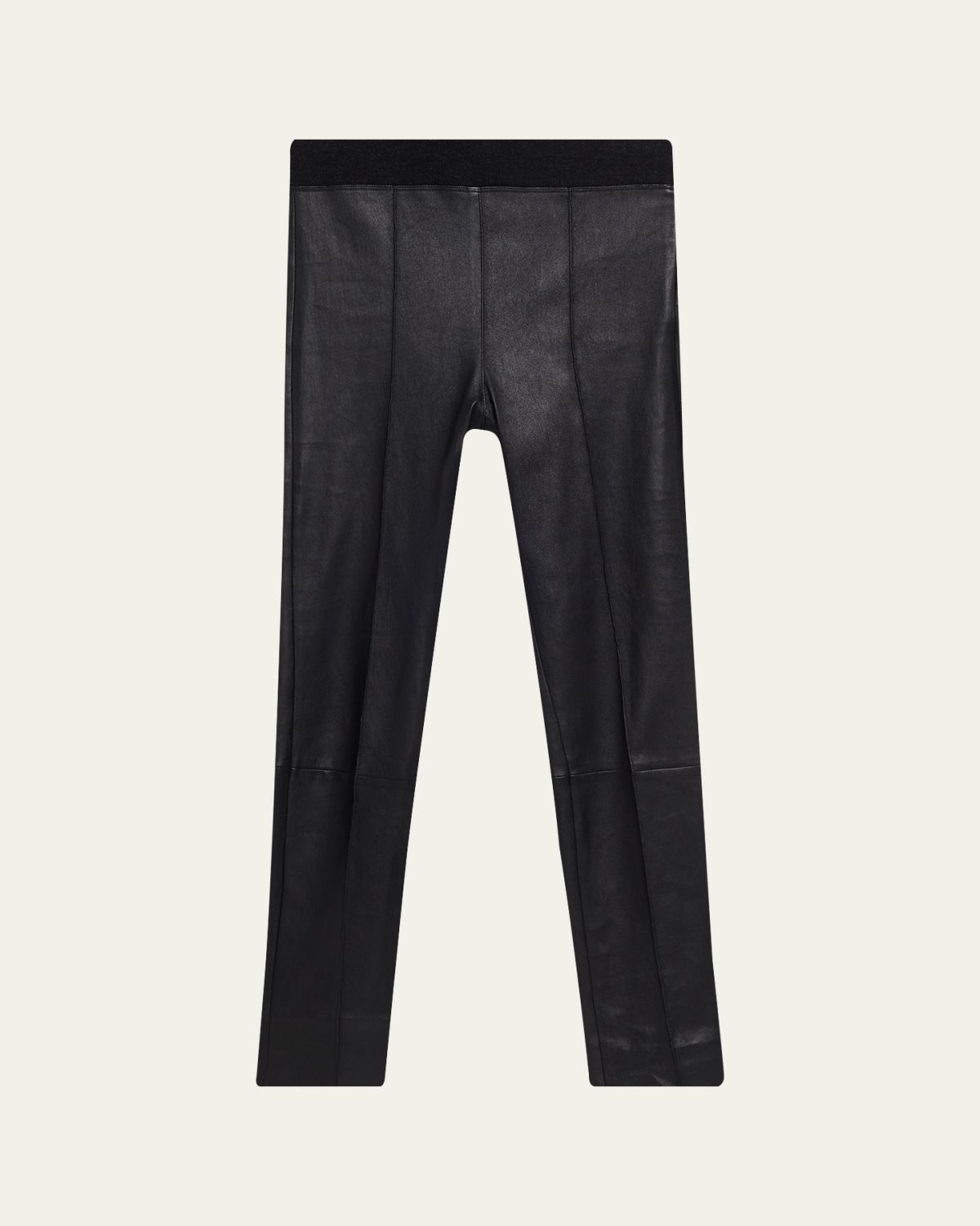 Brunello Cucinelli Leather Ankle Pants