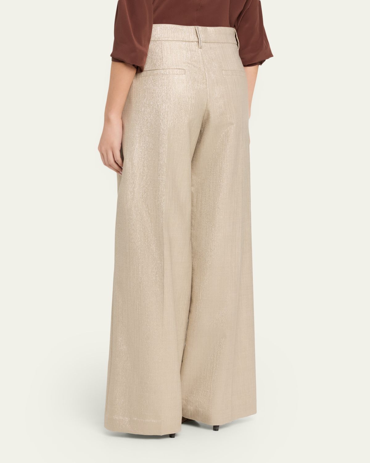 Brunello Cucinelli Loose Pleated Trousers | Thumbnail 3
