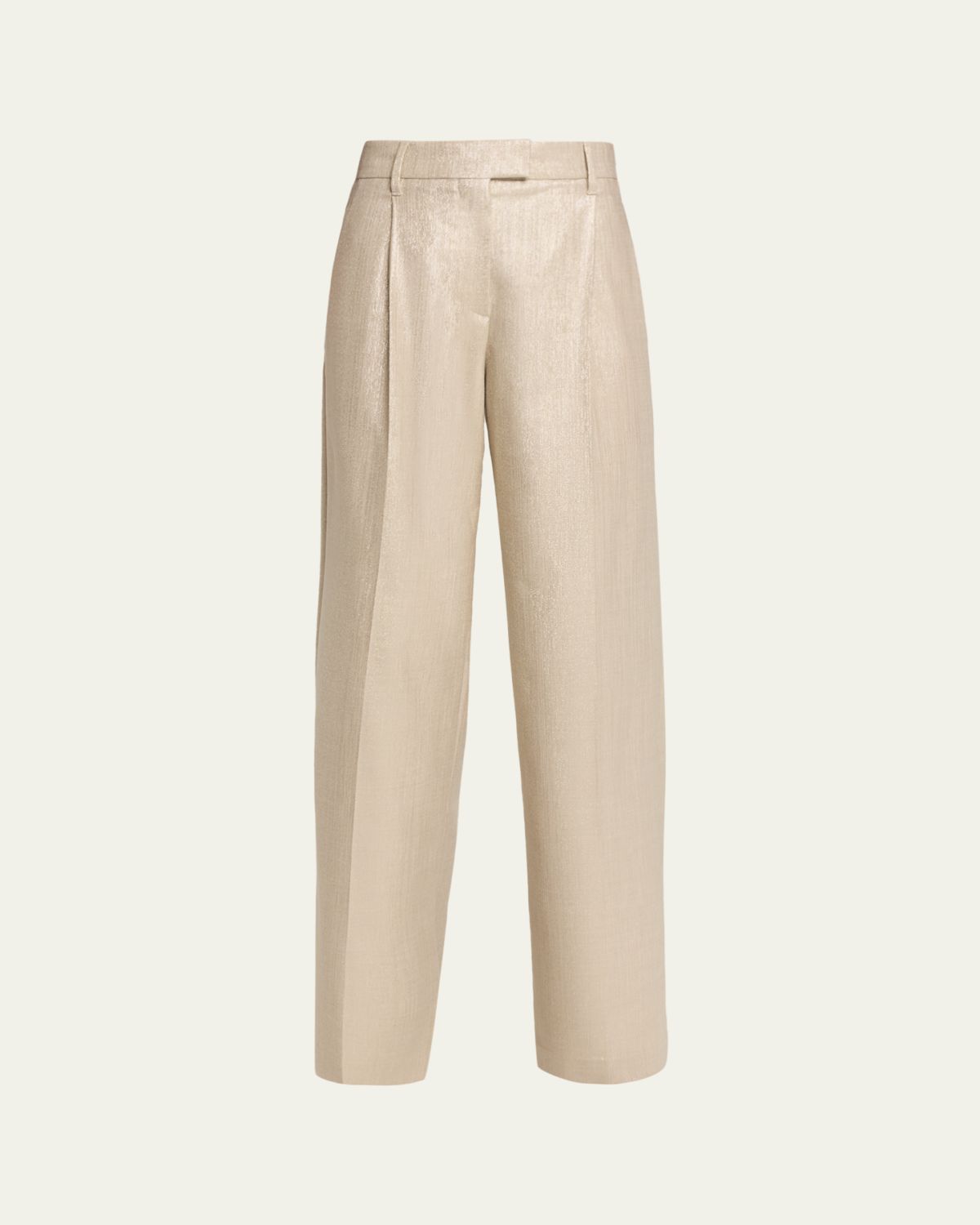 Brunello Cucinelli Loose Pleated Trousers - Women's Clothing