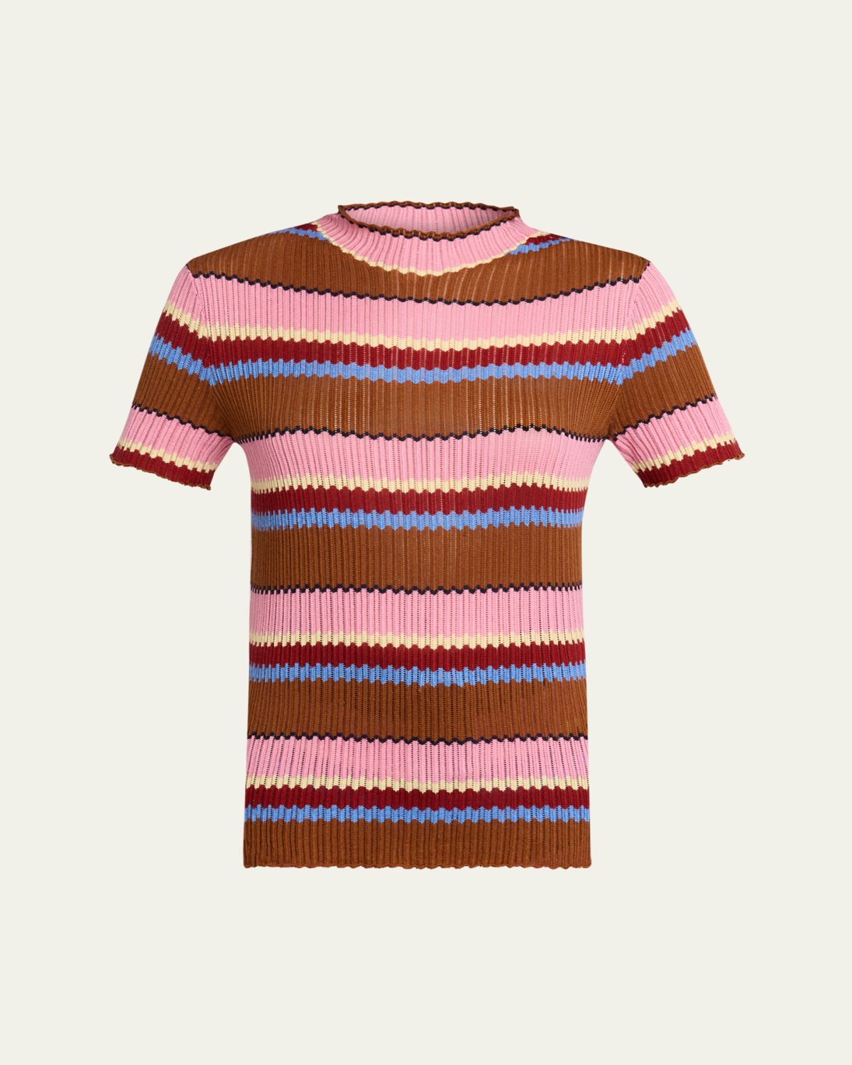 Guest in Residence Palazzo Rib Striped Top | Thumbnail 6 Guest in Residence Palazzo Rib Striped Top | Thumbnail 6