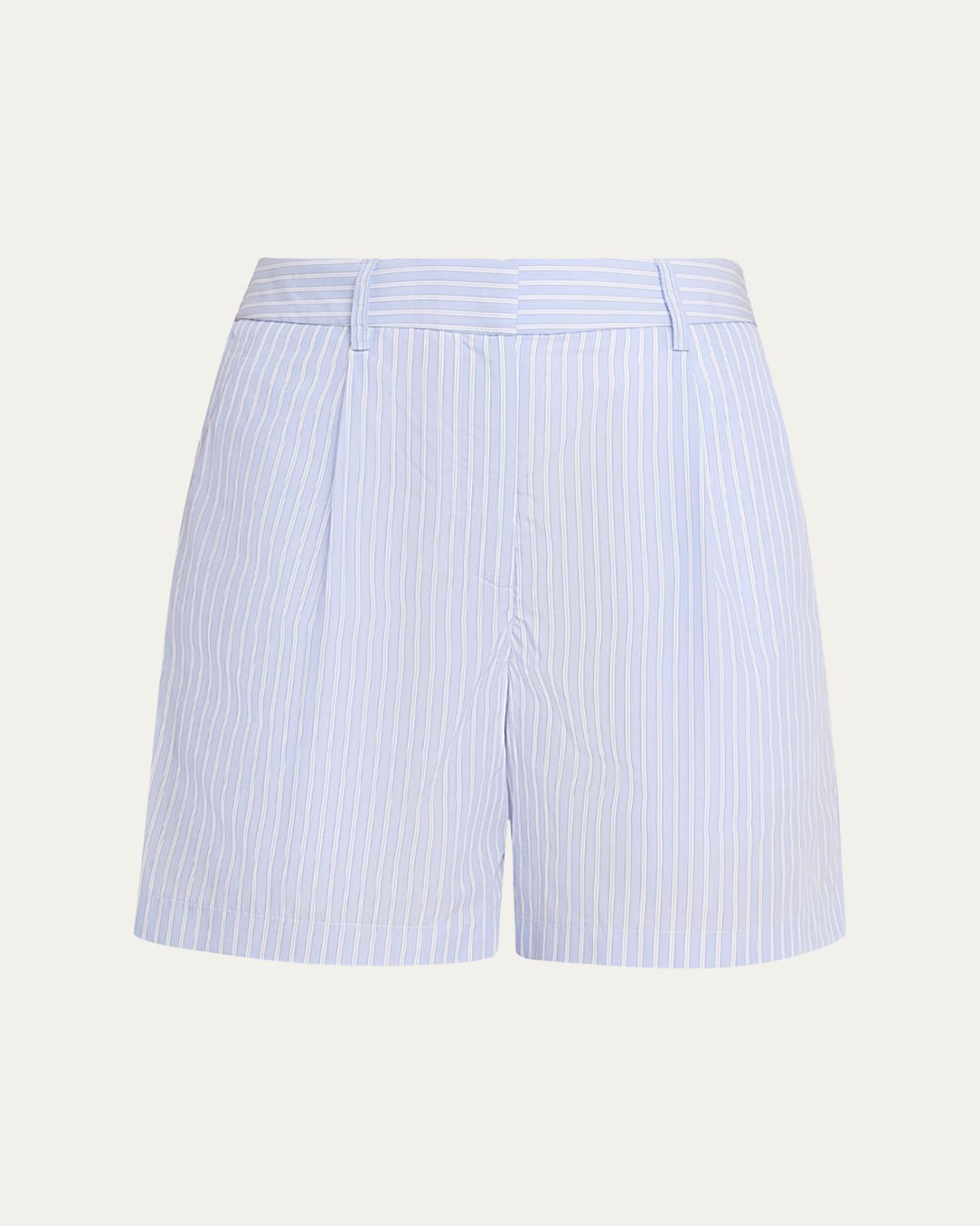 TWP Henry St Shorts in Spaced Shirt Striping