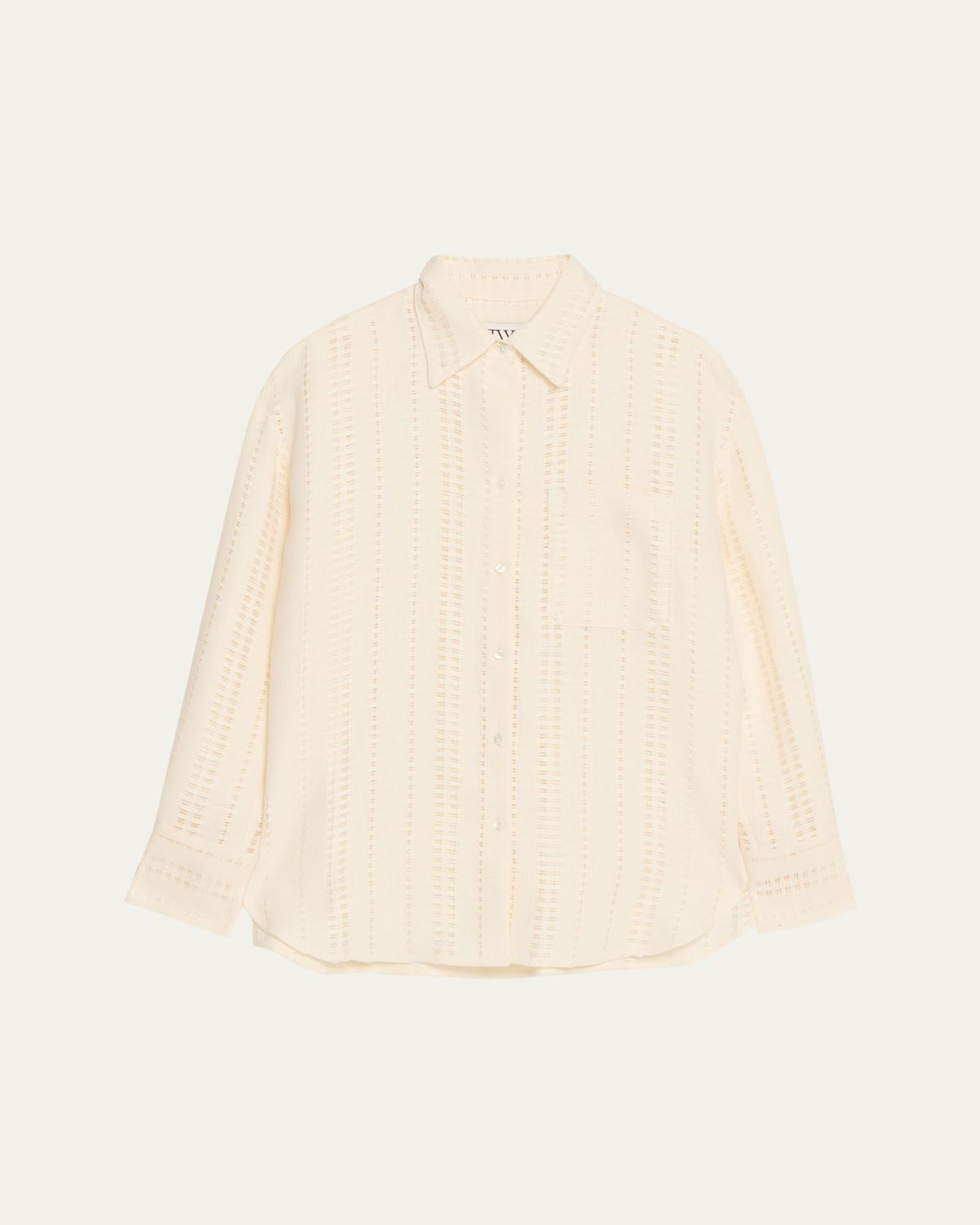 TWP Big Joe Linen Button-Front Shirt