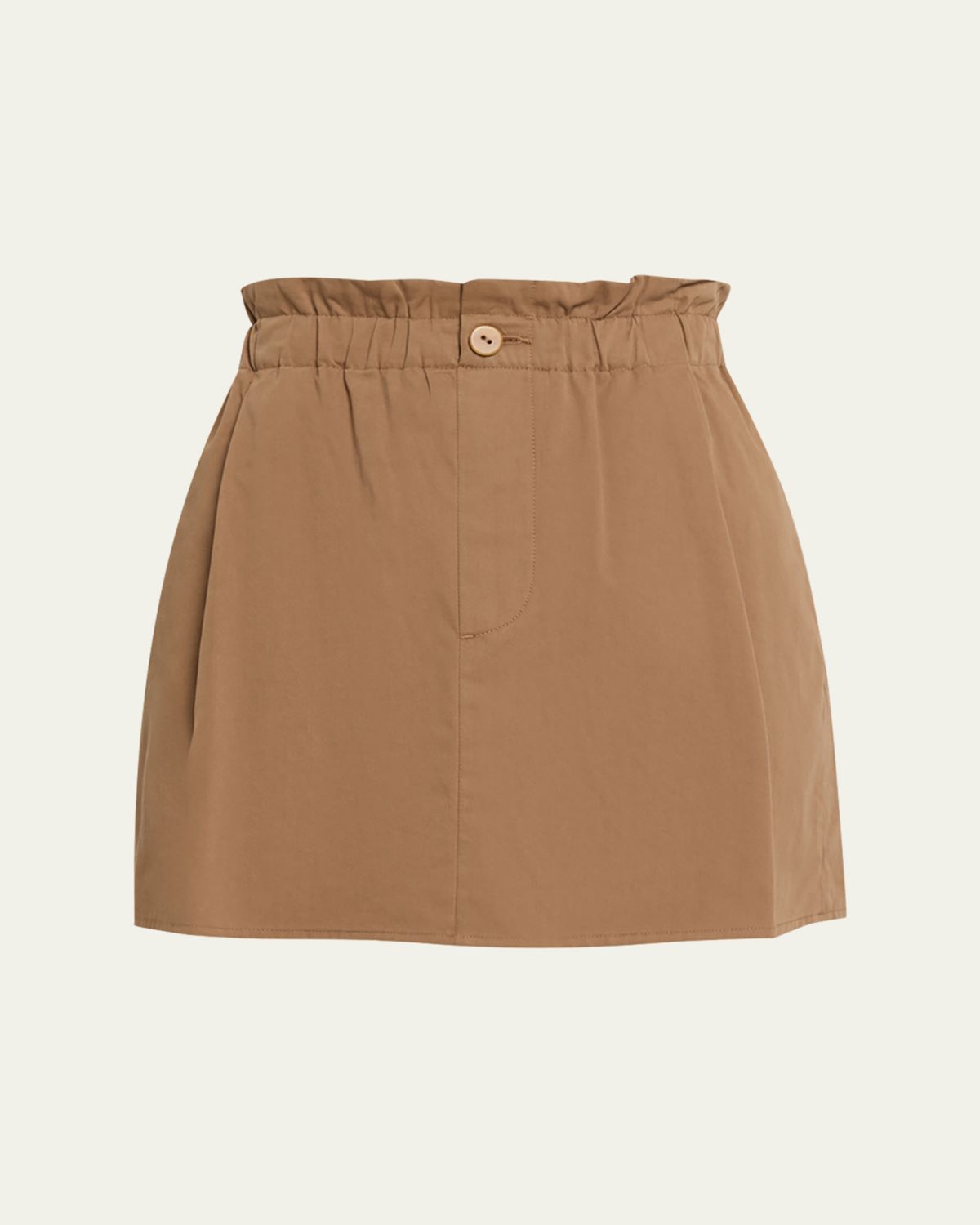 Vince Mid-Rise Cotton Mini Skirt