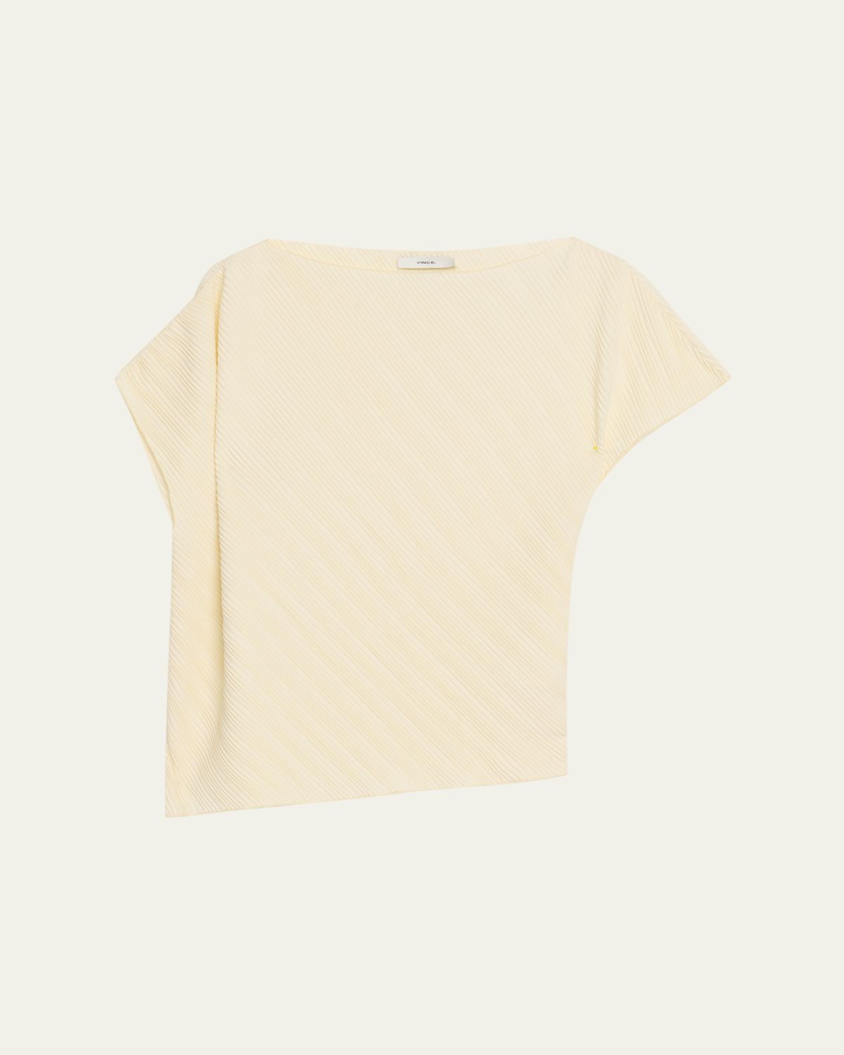 Vince Directional Pleated Top