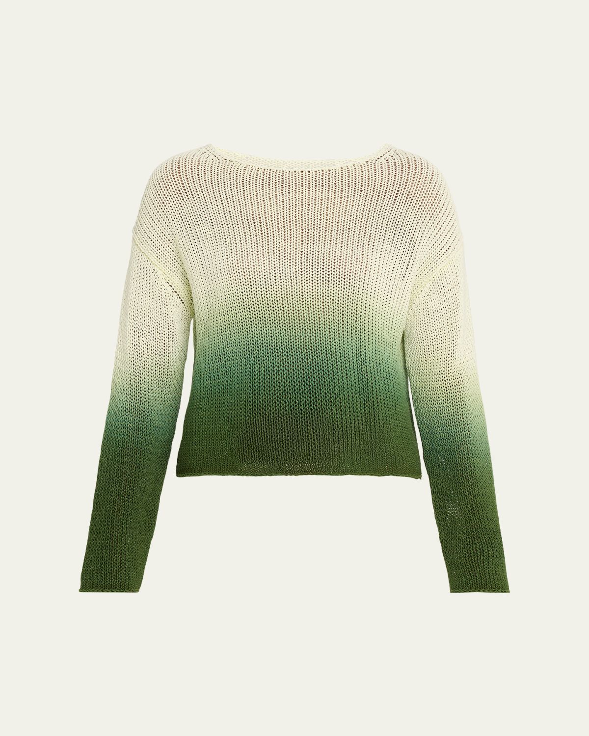 Vince Dip-Dye Cotton Sweater | Thumbnail 6 Vince Dip-Dye Cotton Sweater | Thumbnail 6