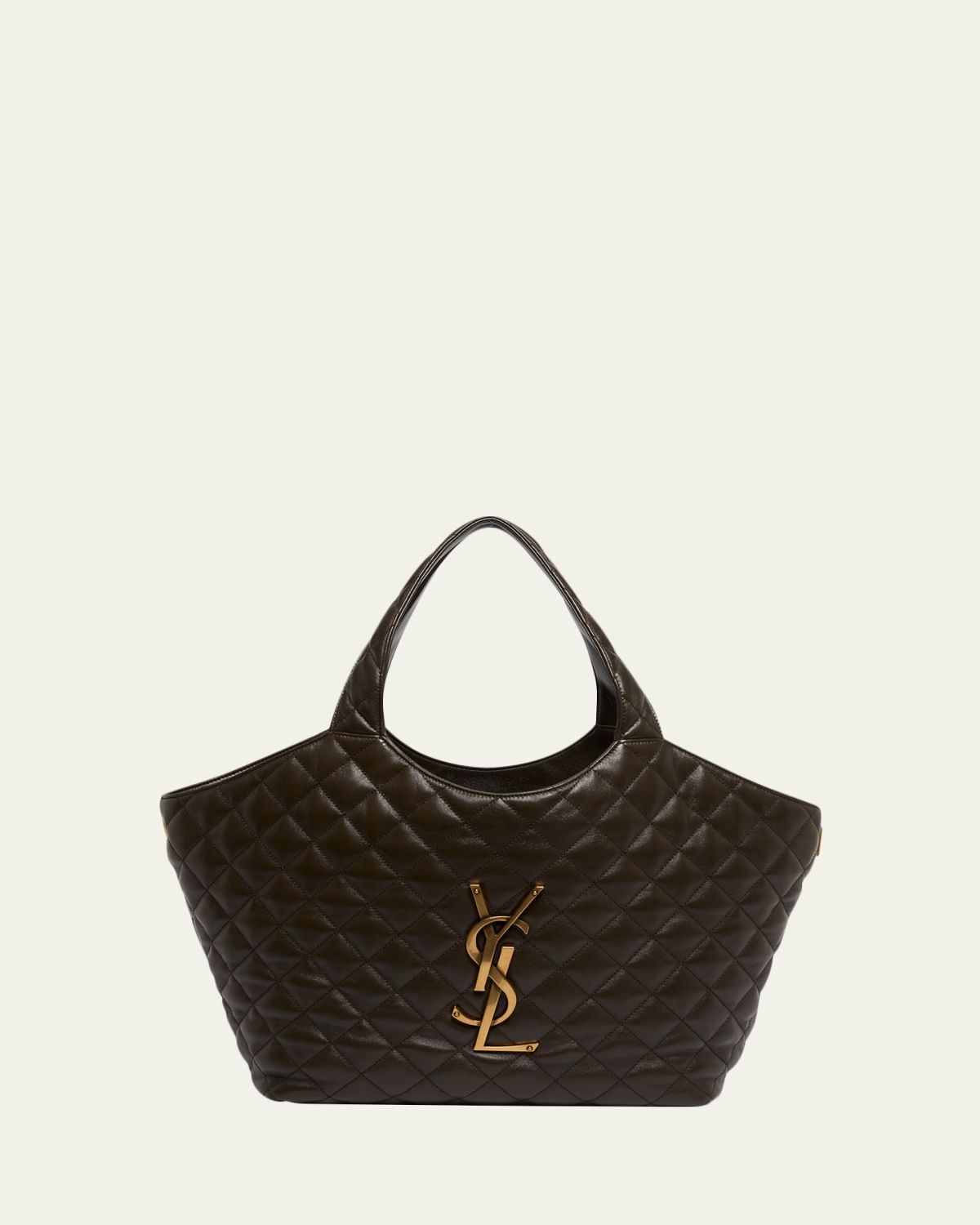 Saint Laurent Icare Medium Tote Bag in Lambskin Leather - Women's Bags
