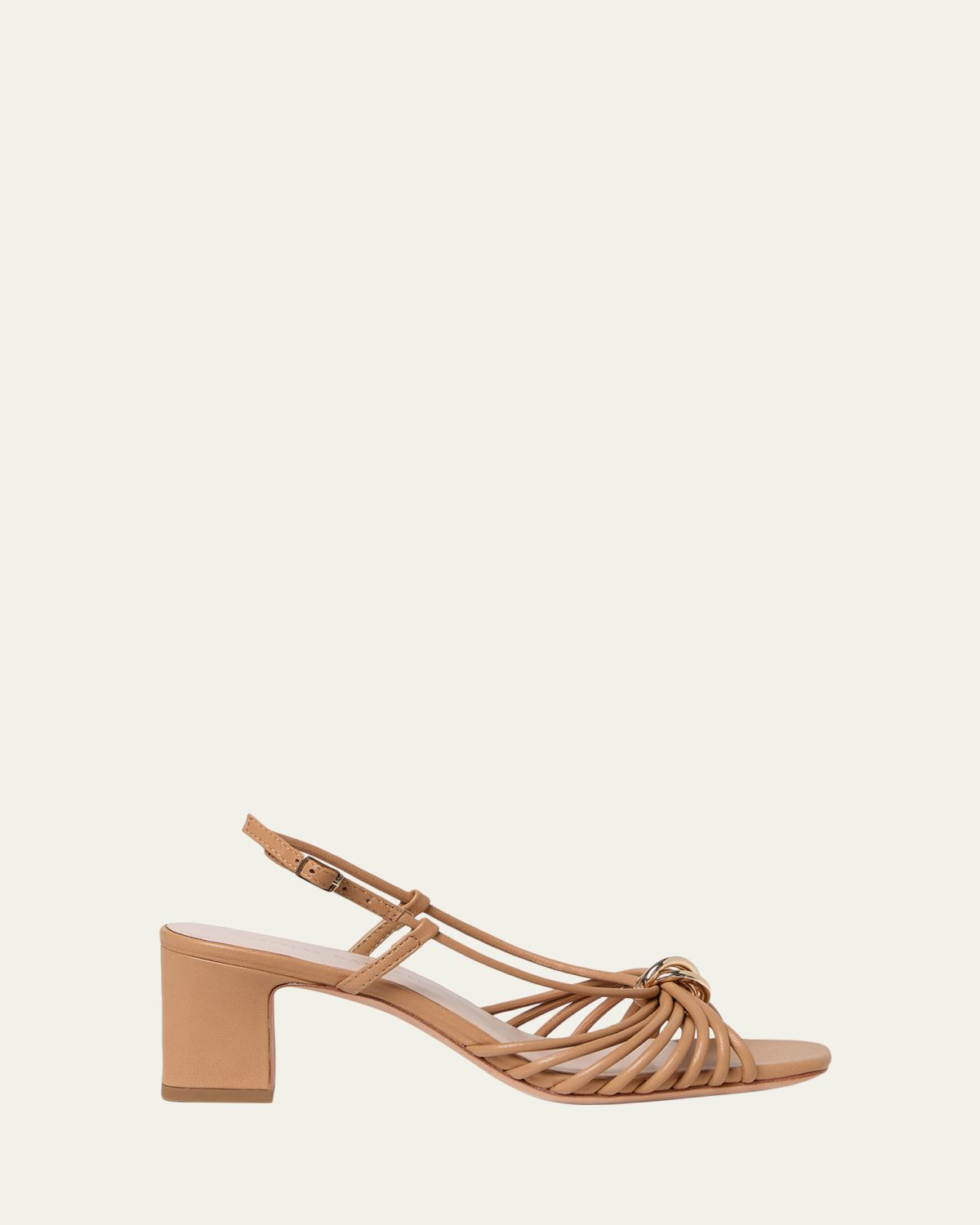 Loeffler Randall 90mm Minna Leather Block-Heel Sandals