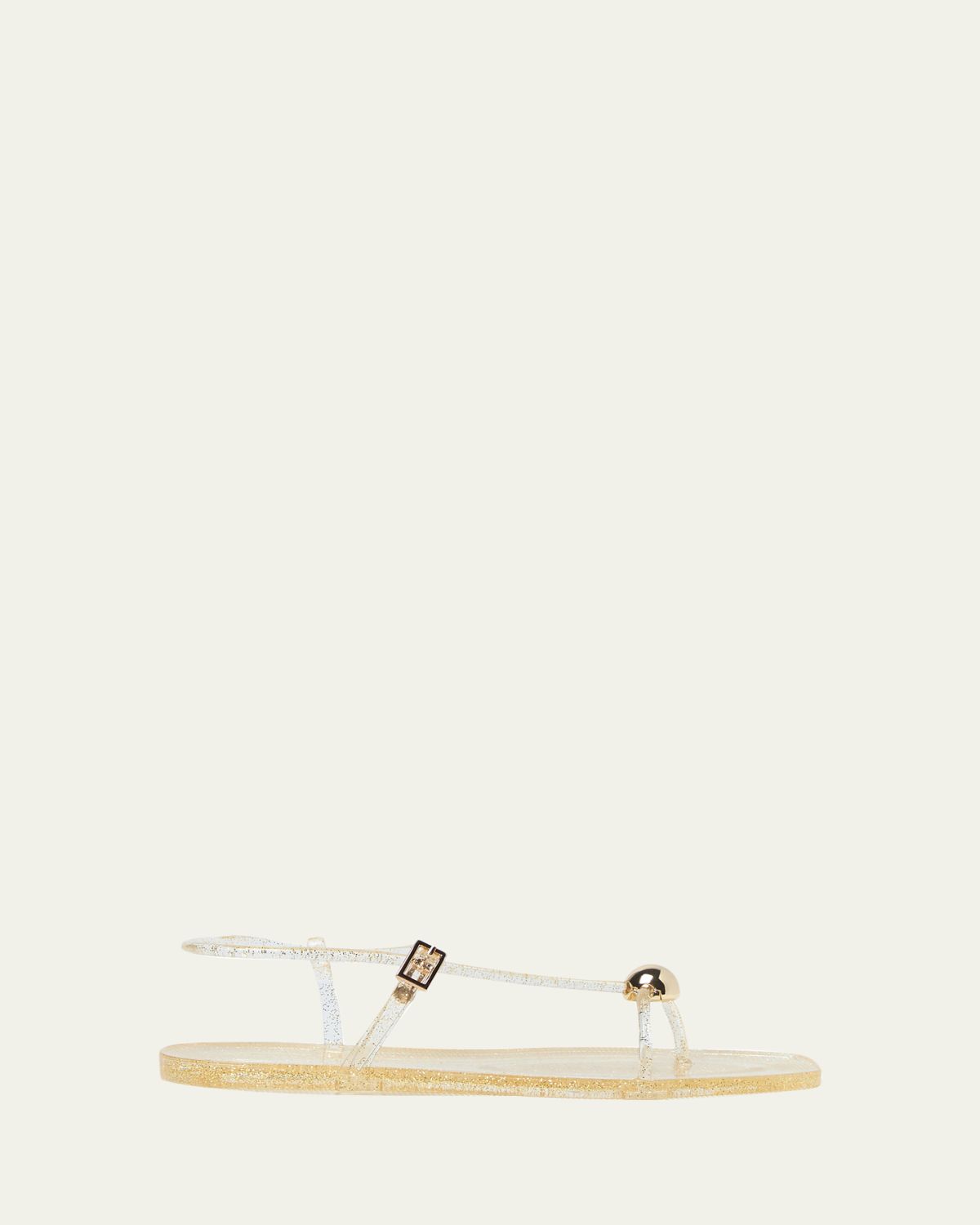 Loeffler Randall Dana Strappy Glitter Jelly Sandals