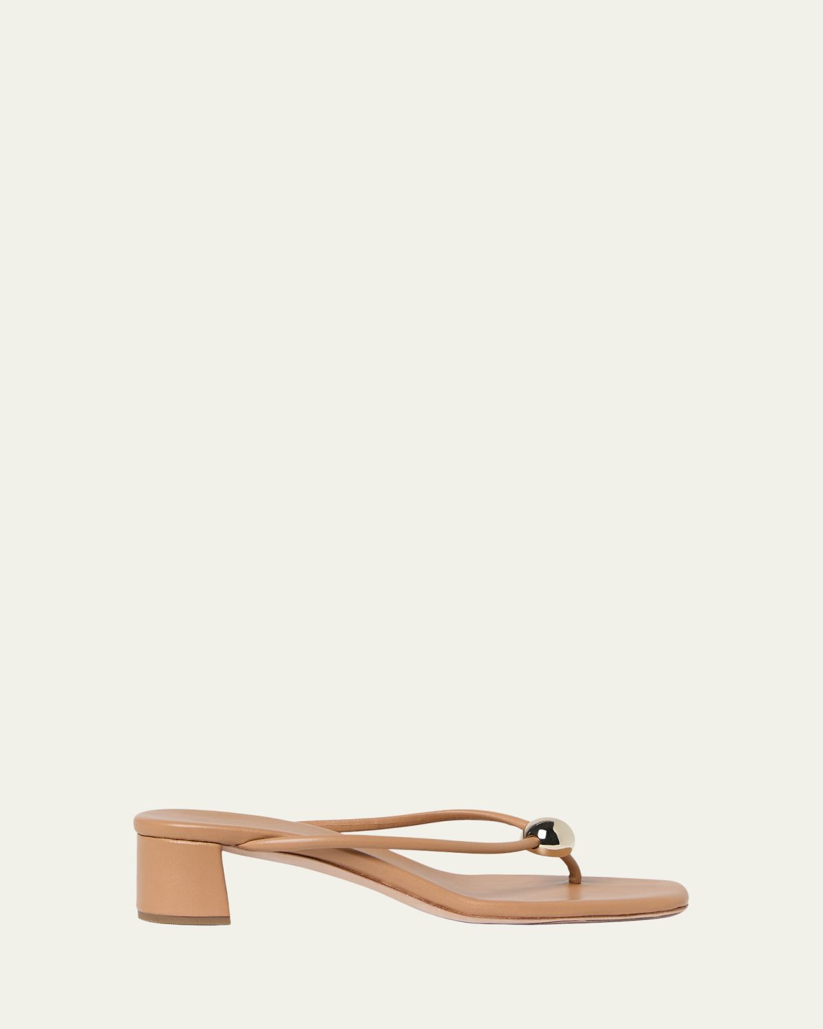Loeffler Randall 50mm Odessa Leather Thong Sandals