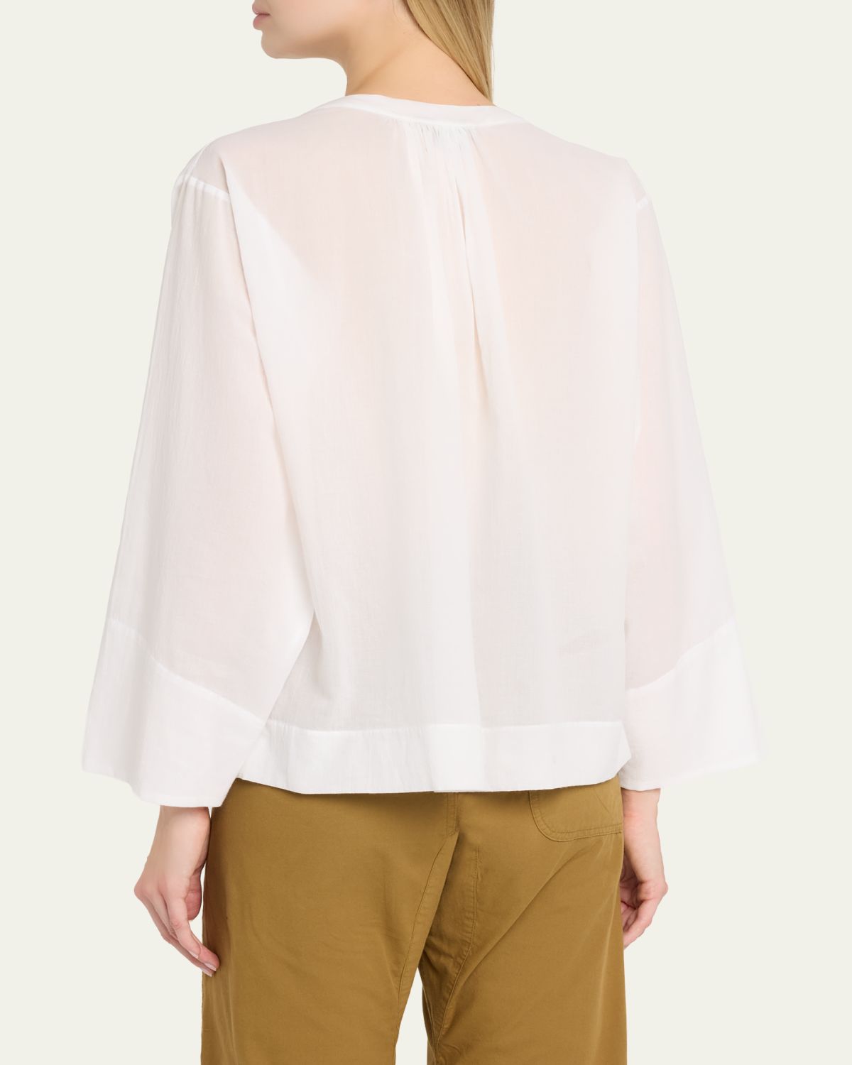 Jamie Haller The Pascale Blouse in Cotton | Thumbnail 3