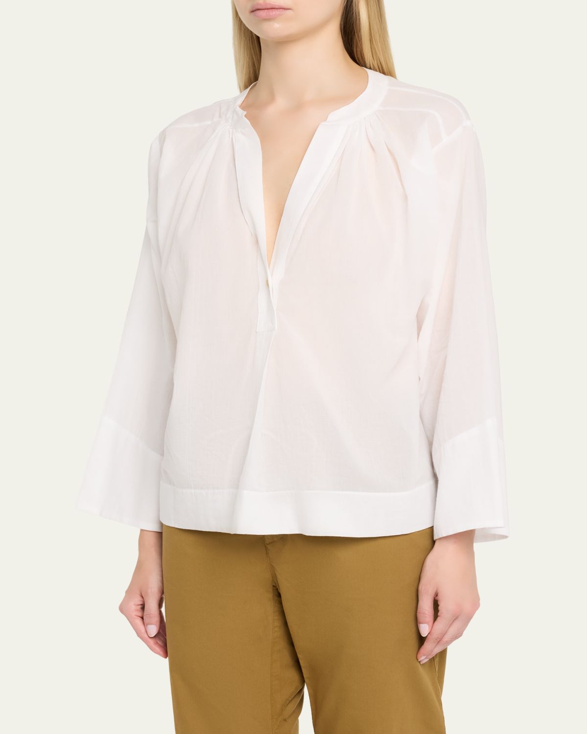 Jamie Haller The Pascale Blouse in Cotton | Thumbnail 4