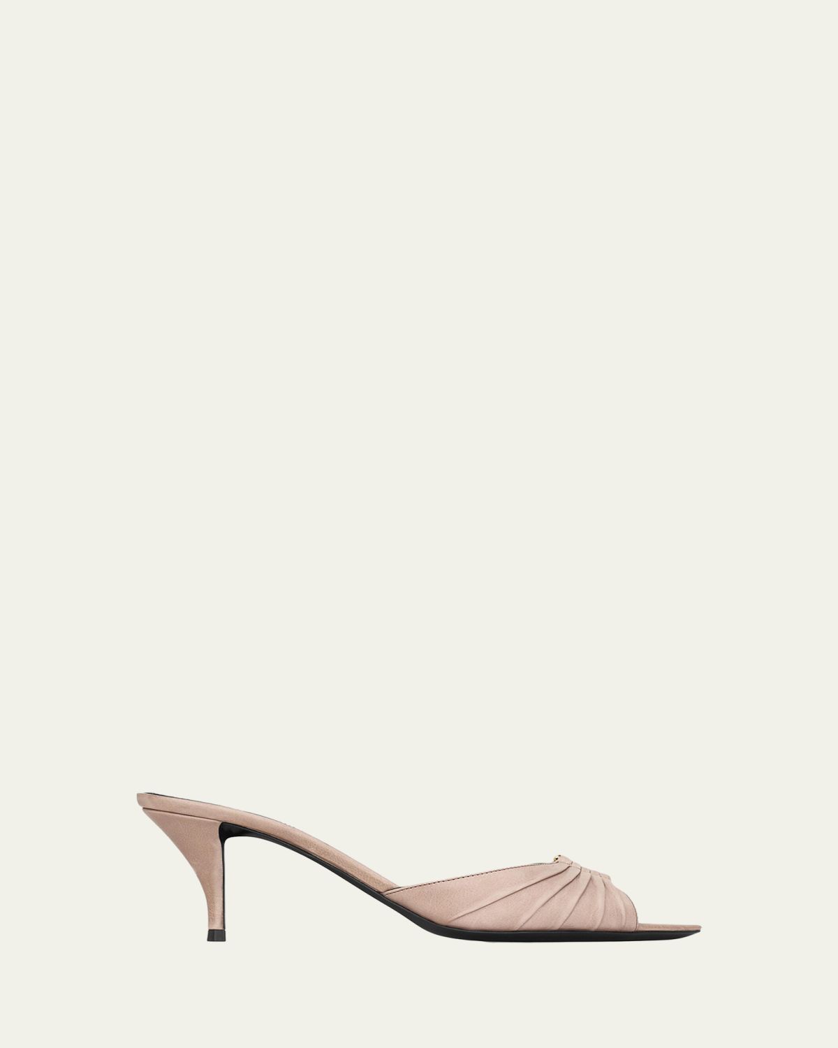 Saint Laurent 75mm Corvara YSL Leather Mule Pumps | Thumbnail 4 Saint Laurent 75mm Corvara YSL Leather Mule Pumps | Thumbnail 4