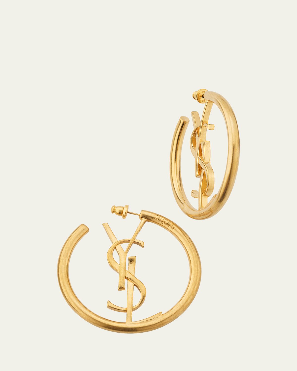 Saint Laurent YSL Hoop Earrings