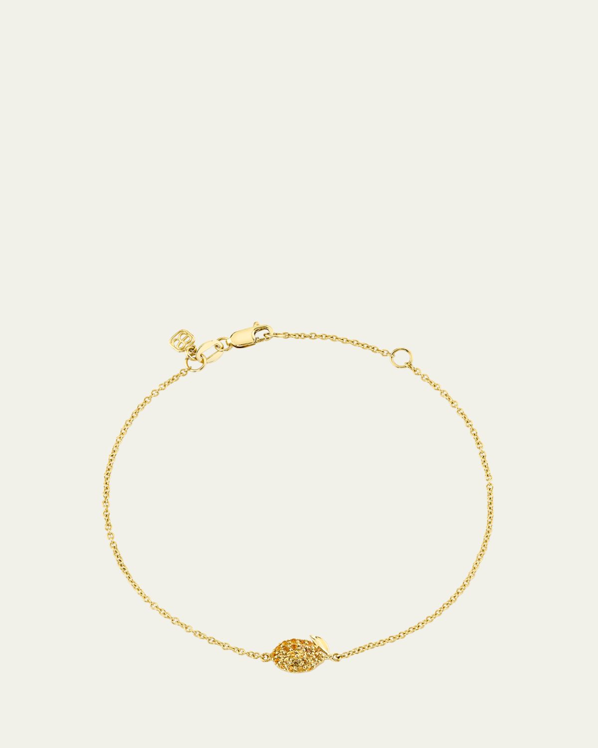Sydney Evan 14K Yellow Sapphire Lemon Fixed Bracelet | Thumbnail 3 Sydney Evan 14K Yellow Sapphire Lemon Fixed Bracelet | Thumbnail 3