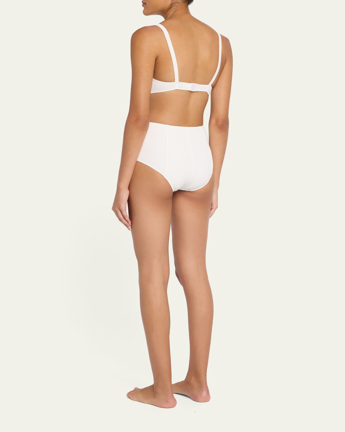 Lisa Marie Fernandez Balconette High-Waist Two-Piece Swimsuit | Thumbnail 3