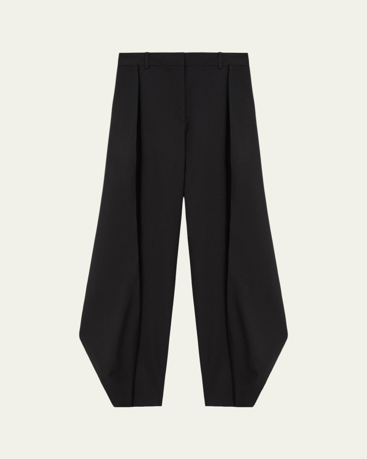 Loewe Flappy Wide-Leg Wool Trousers