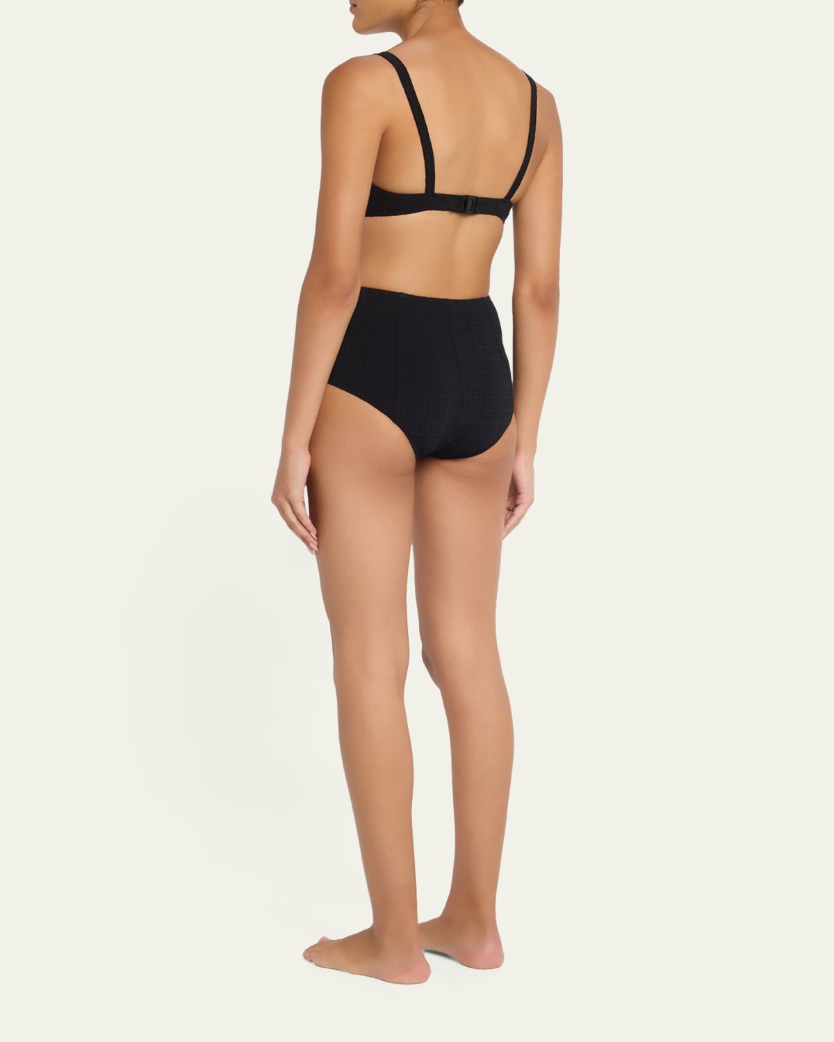 Lisa Marie Fernandez Balconette High-Waist Two-Piece Swimsuit | Thumbnail 3