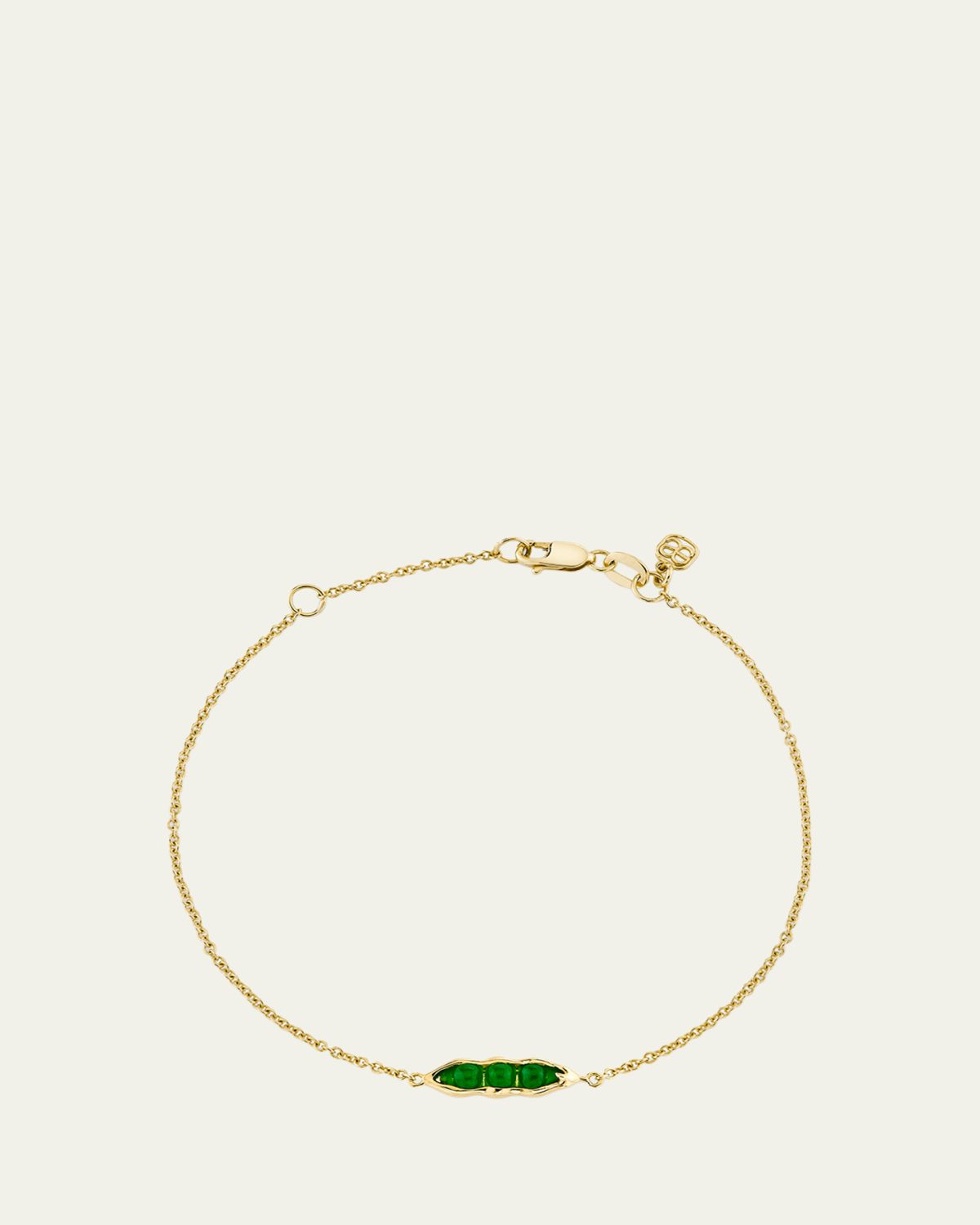 Sydney Evan 14K Pea Pod Fixed Bracelet | Thumbnail 3 Sydney Evan 14K Pea Pod Fixed Bracelet | Thumbnail 3