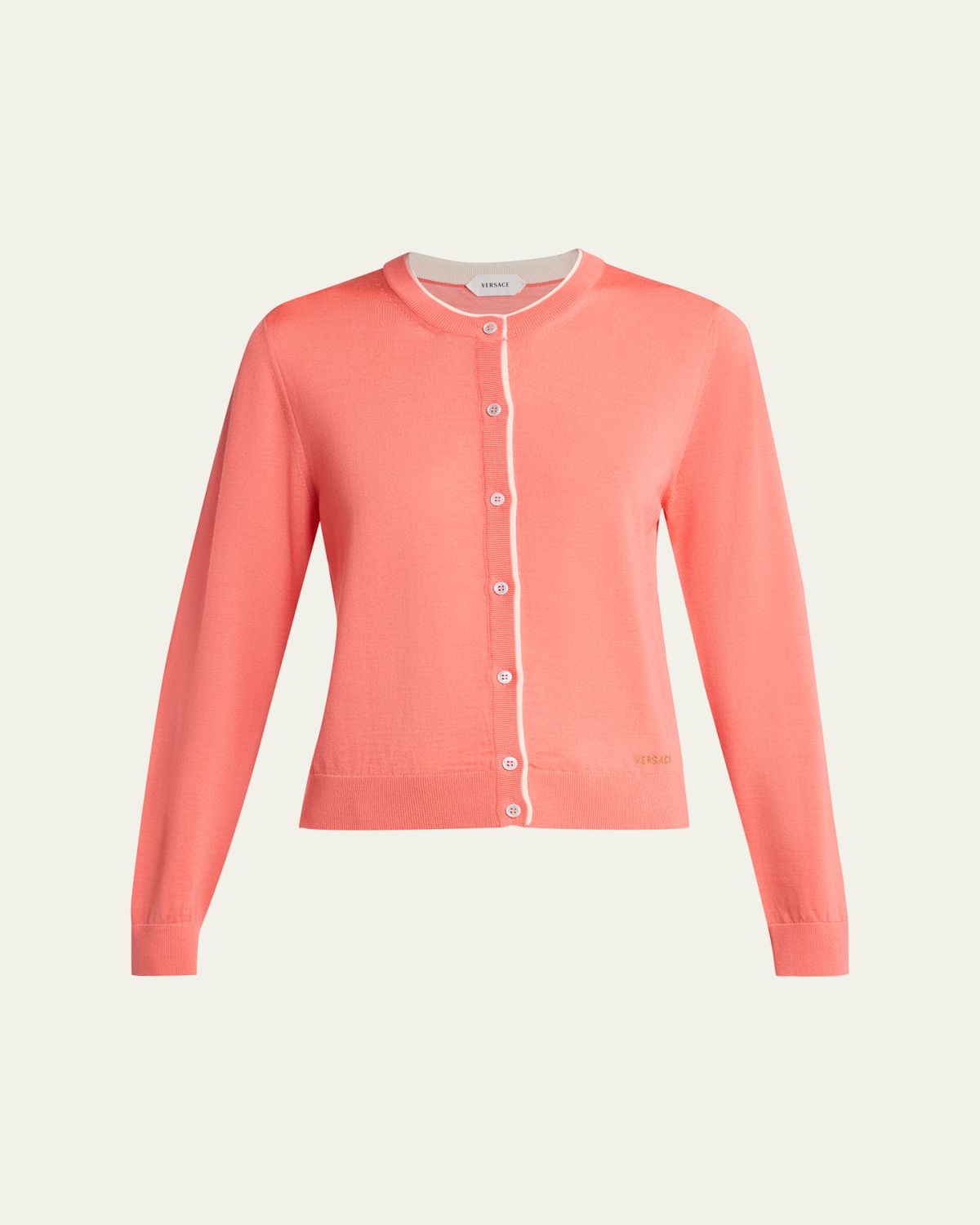 Versace Fine Wool Cardigan | Thumbnail 8 Versace Fine Wool Cardigan | Thumbnail 8