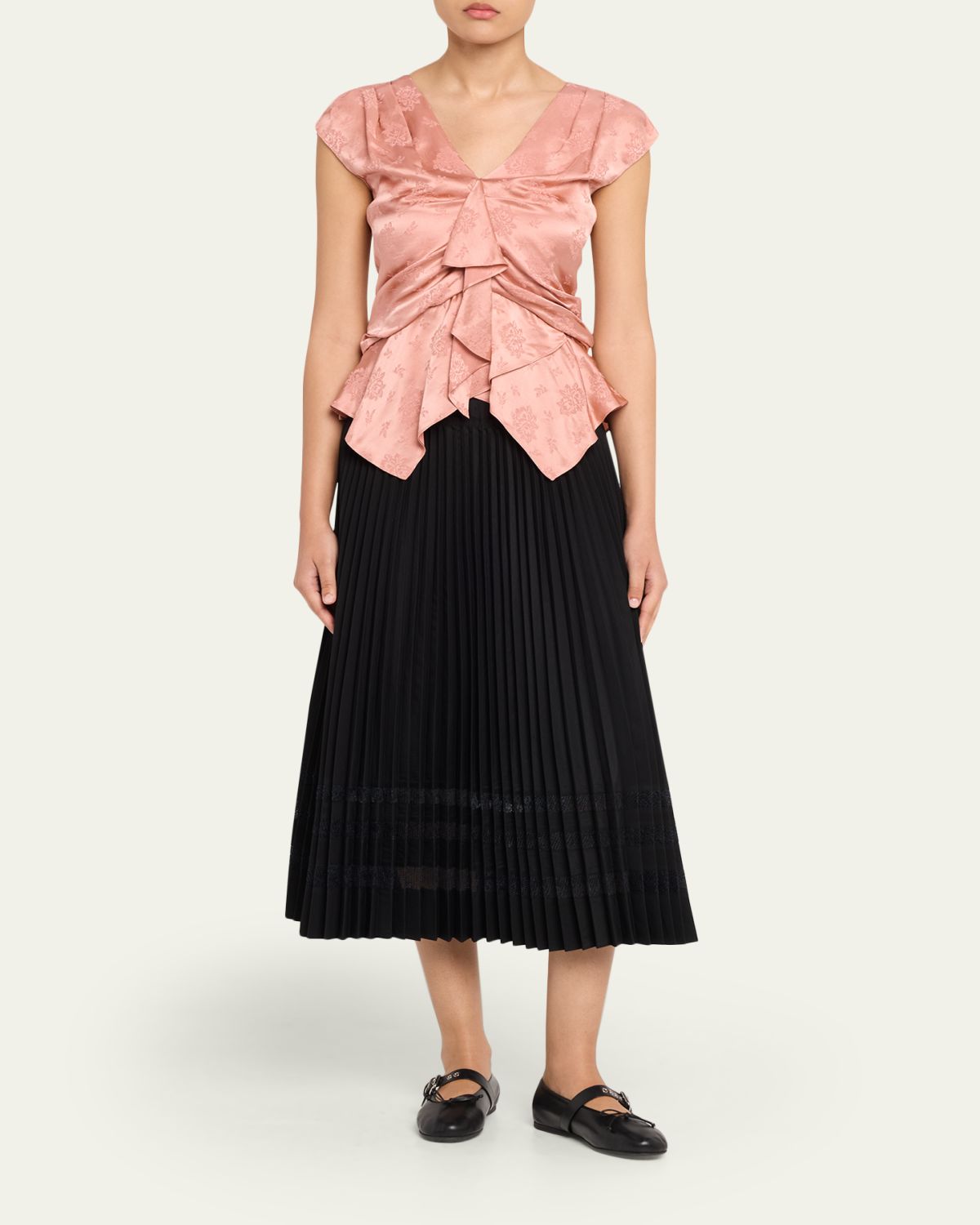 3.1 Phillip Lim Floral Silk Draped Top | Thumbnail 2 3.1 Phillip Lim Floral Silk Draped Top | Thumbnail 2