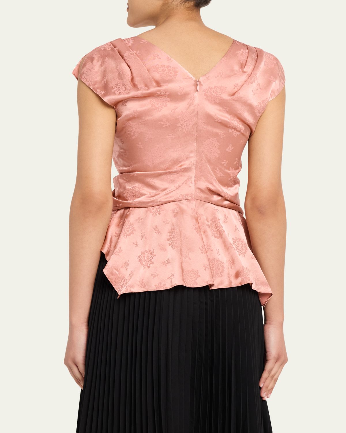 3.1 Phillip Lim Floral Silk Draped Top | Thumbnail 3 3.1 Phillip Lim Floral Silk Draped Top | Thumbnail 3