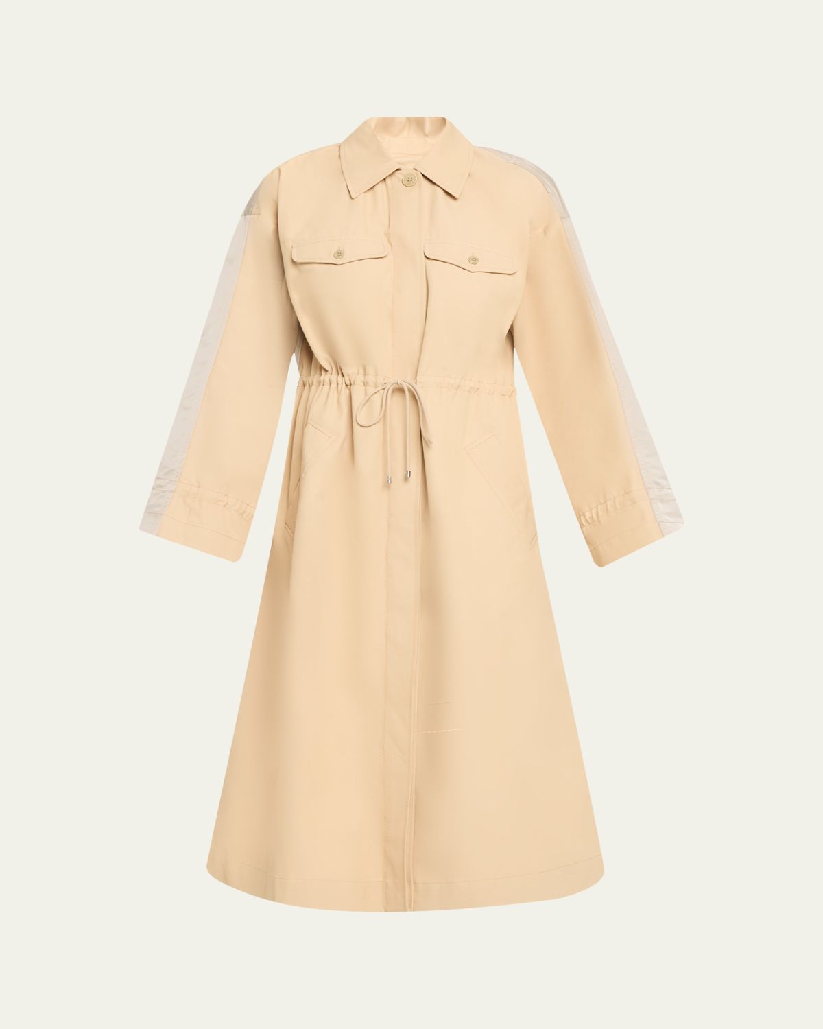 3.1 Phillip Lim Combo Blouson Trench Coat - Women's Clothing