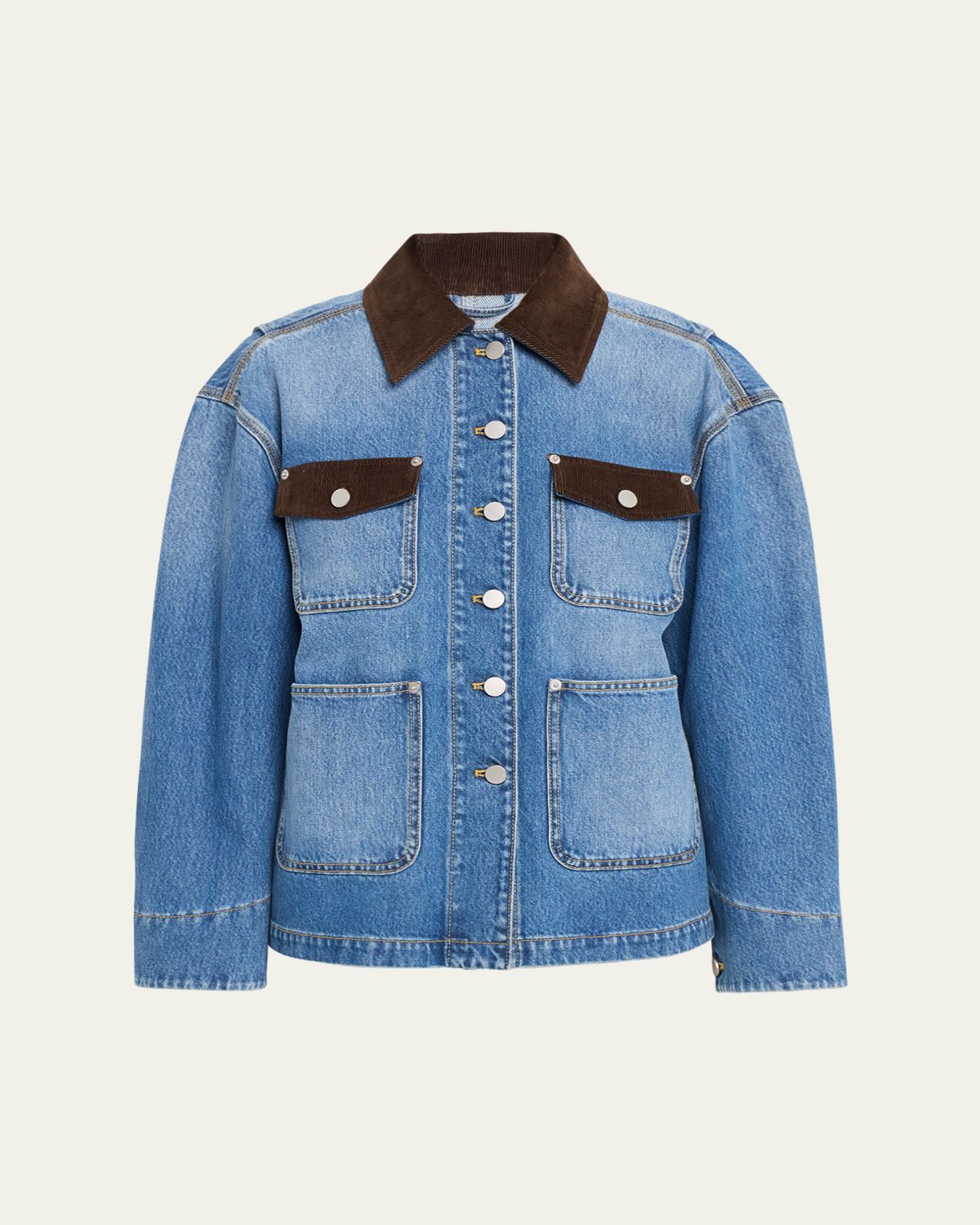 3.1 Phillip Lim Denim & Corduroy Chore Jacket