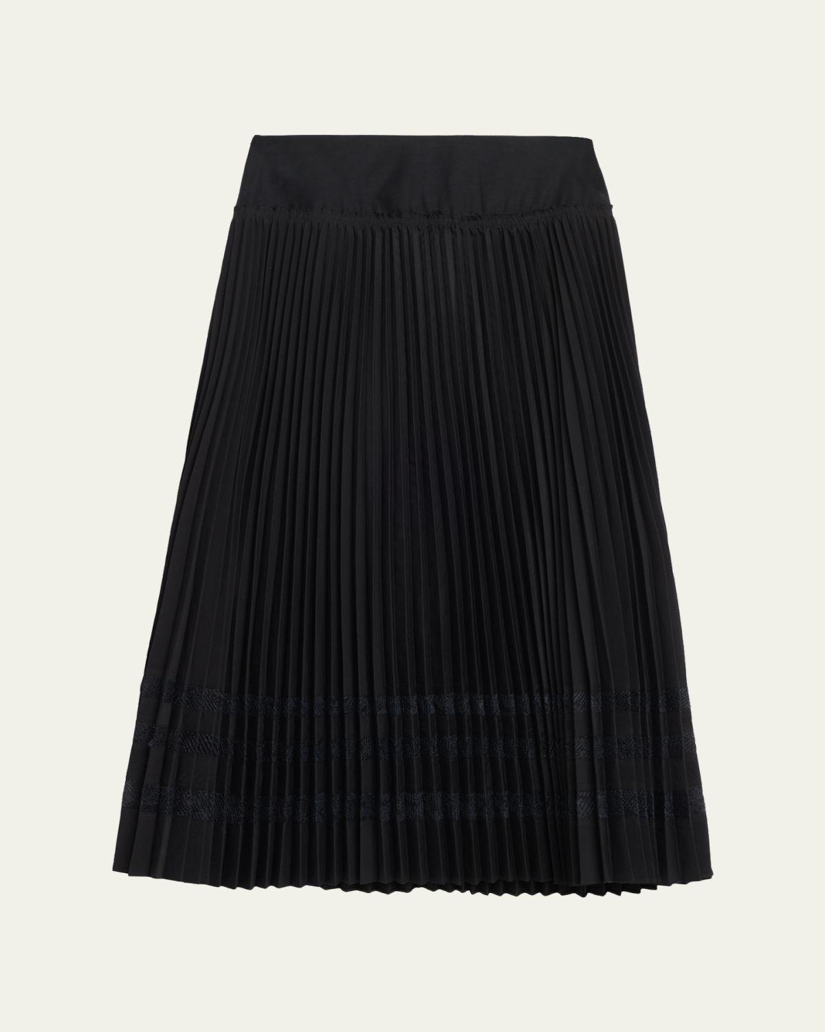 3.1 Phillip Lim Pleated A-Line Midi Skirt