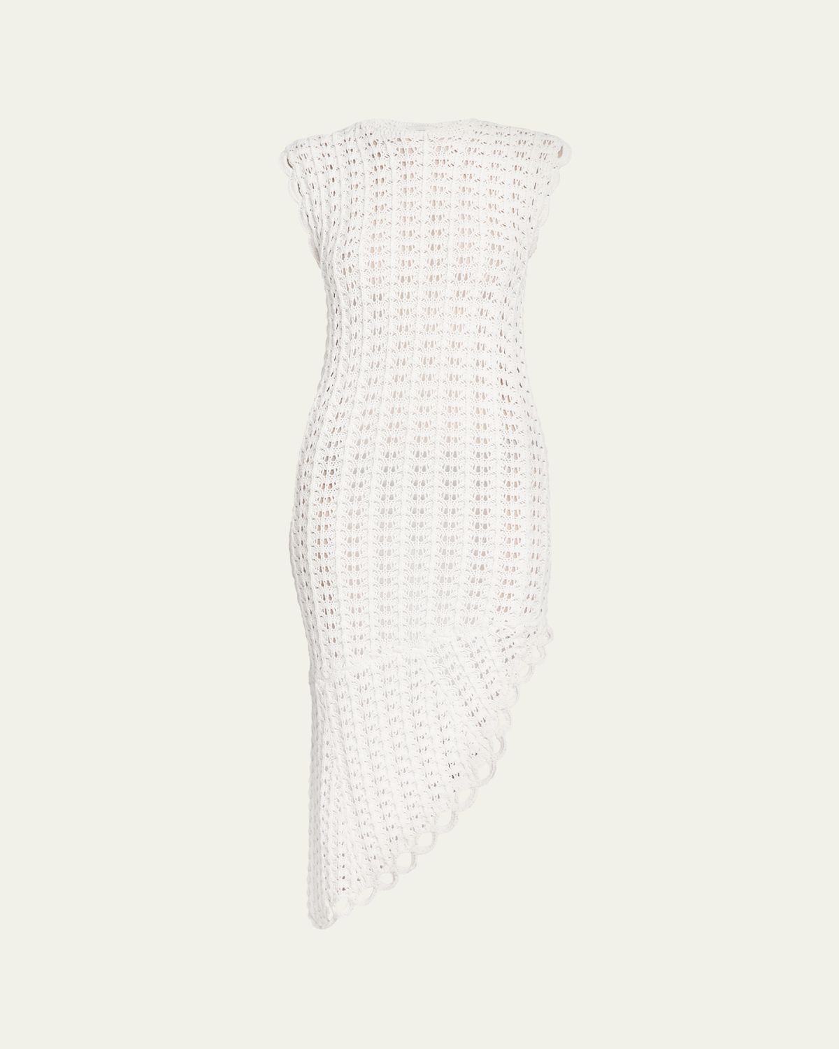 Loulou De Saison Malena Asymmetric Crochet Dress