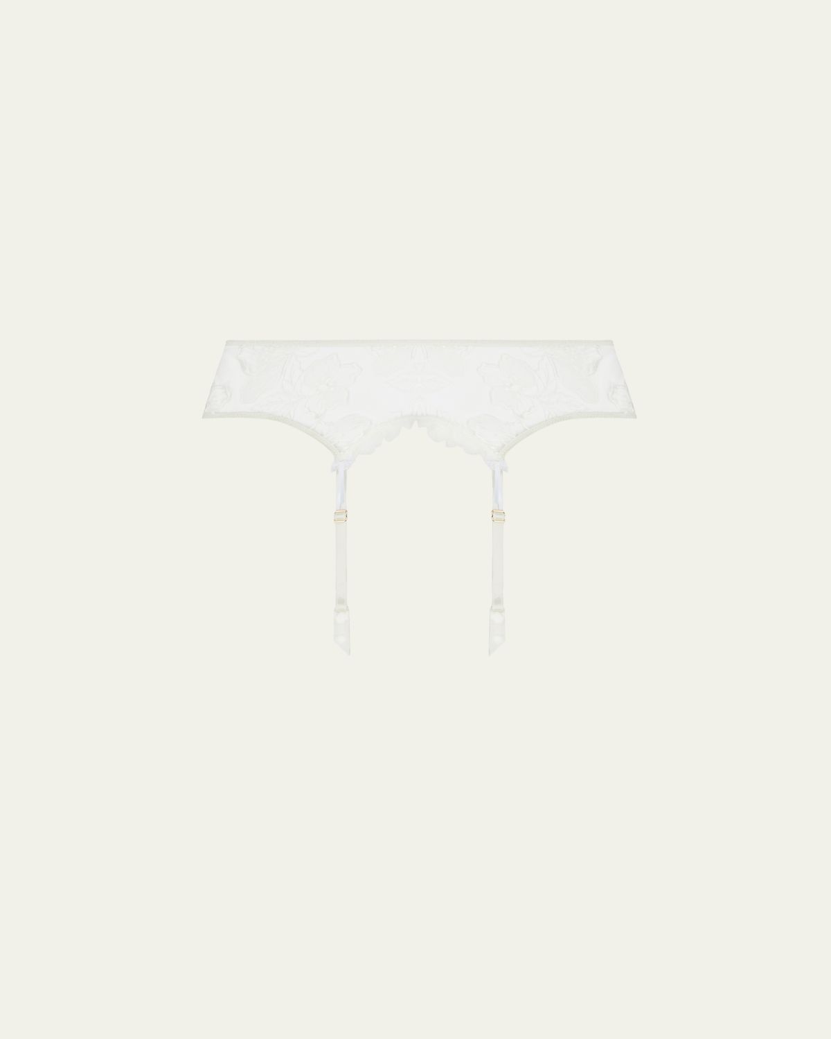 Lise Charmel Sublime Organza Embroidered Lace Suspender Belt