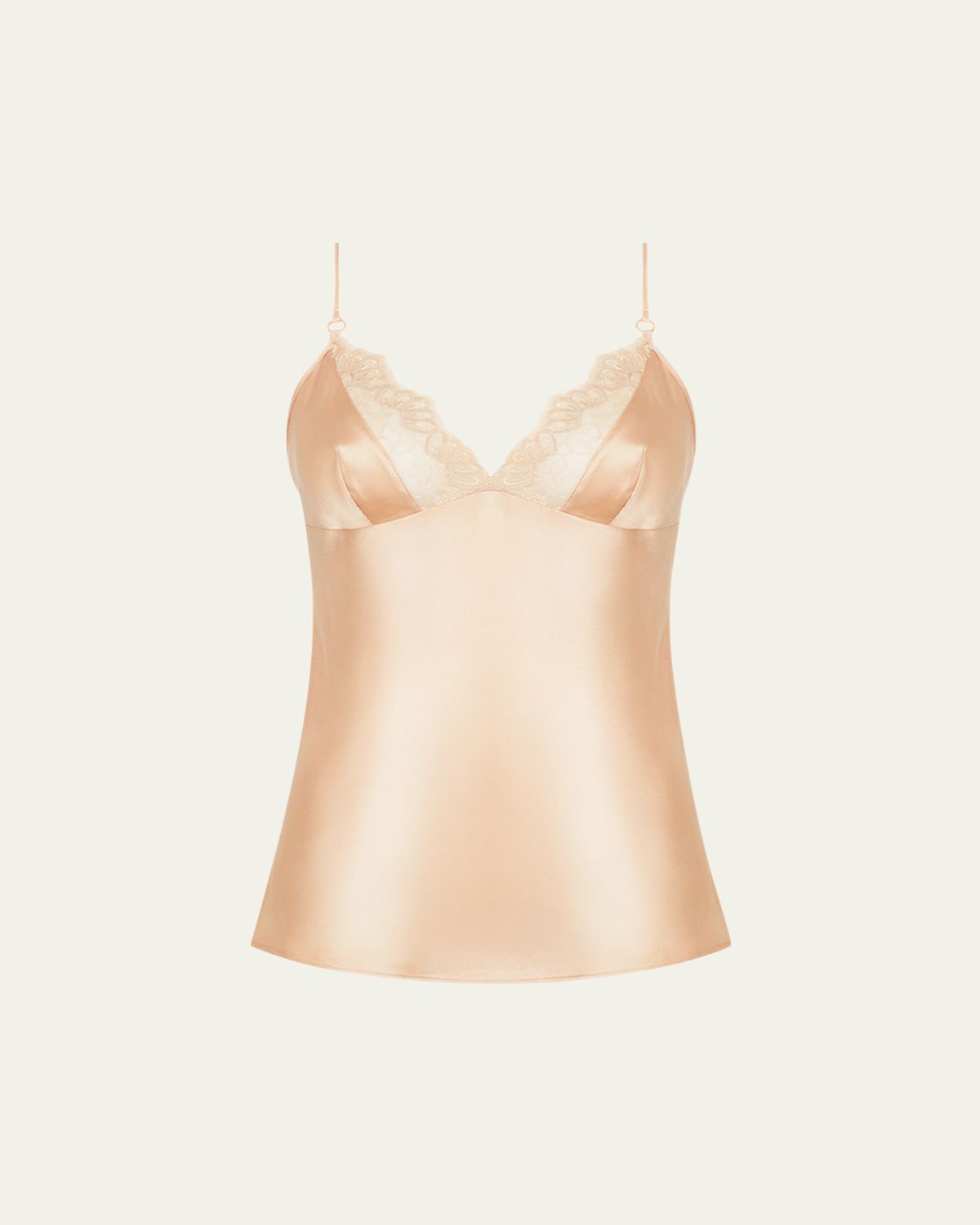 Lise Charmel Elegance Artist Lace-Trim Satin Camisole