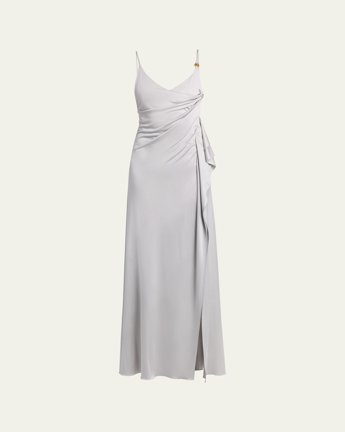 Versace Draped Satin Viscose Gown | Thumbnail 6 Versace Draped Satin Viscose Gown | Thumbnail 6