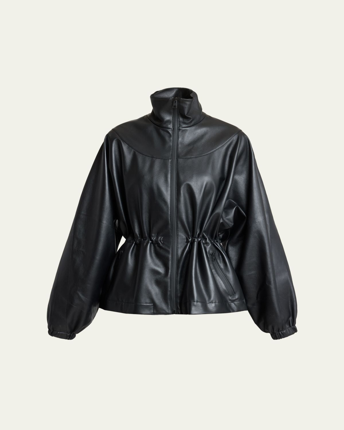 Givenchy Leather Drawstring Tracksuit Jacket | Thumbnail 6 Givenchy Leather Drawstring Tracksuit Jacket | Thumbnail 6