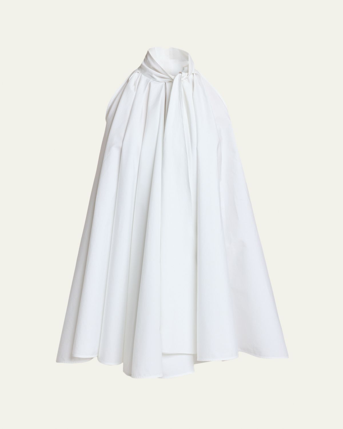 Givenchy Sleeveless Bow-Neck Pleated Poplin Mini Dress | Thumbnail 6 Givenchy Sleeveless Bow-Neck Pleated Poplin Mini Dress | Thumbnail 6