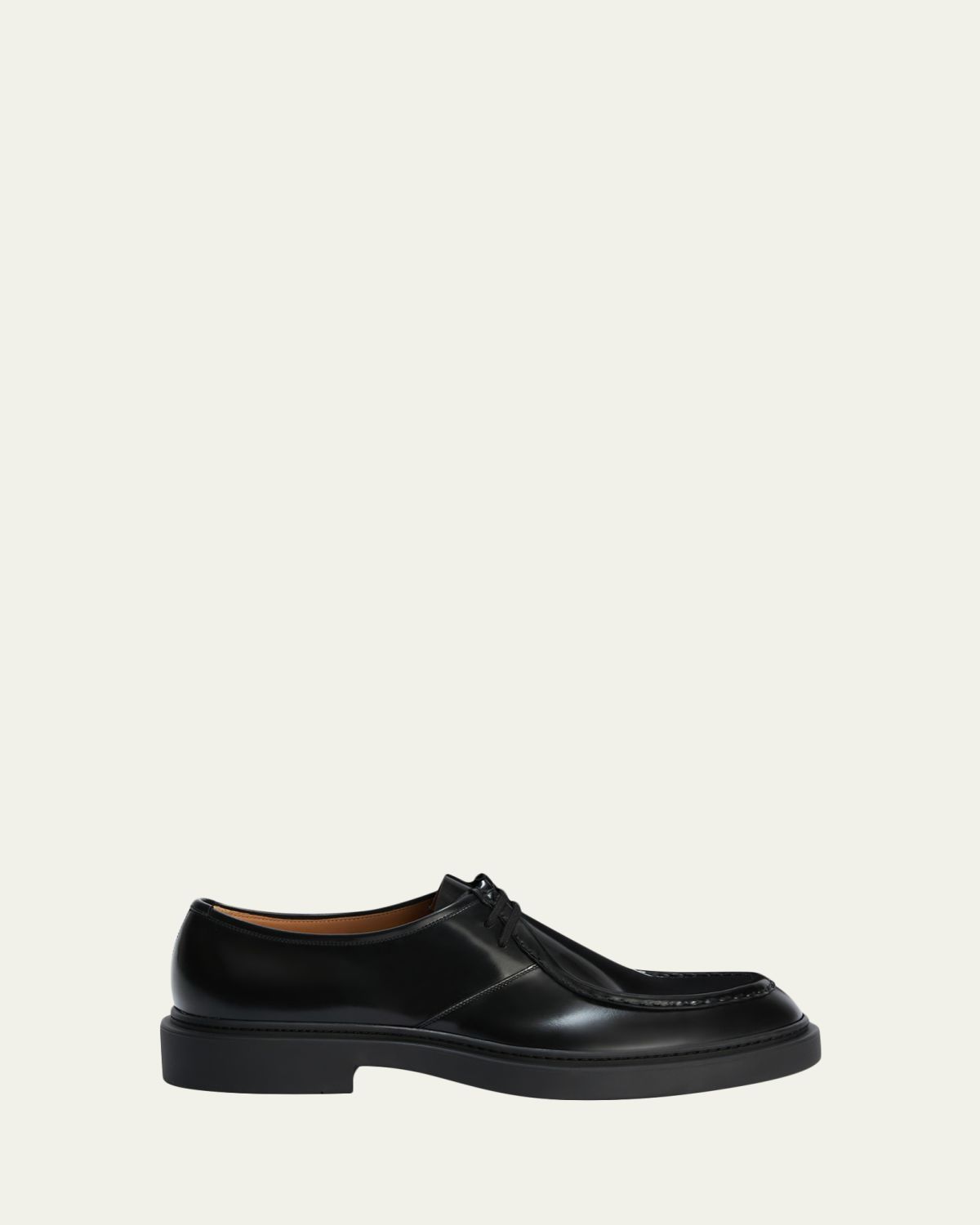 Jil Sander Men's Leather Moccasin Derby Shoes