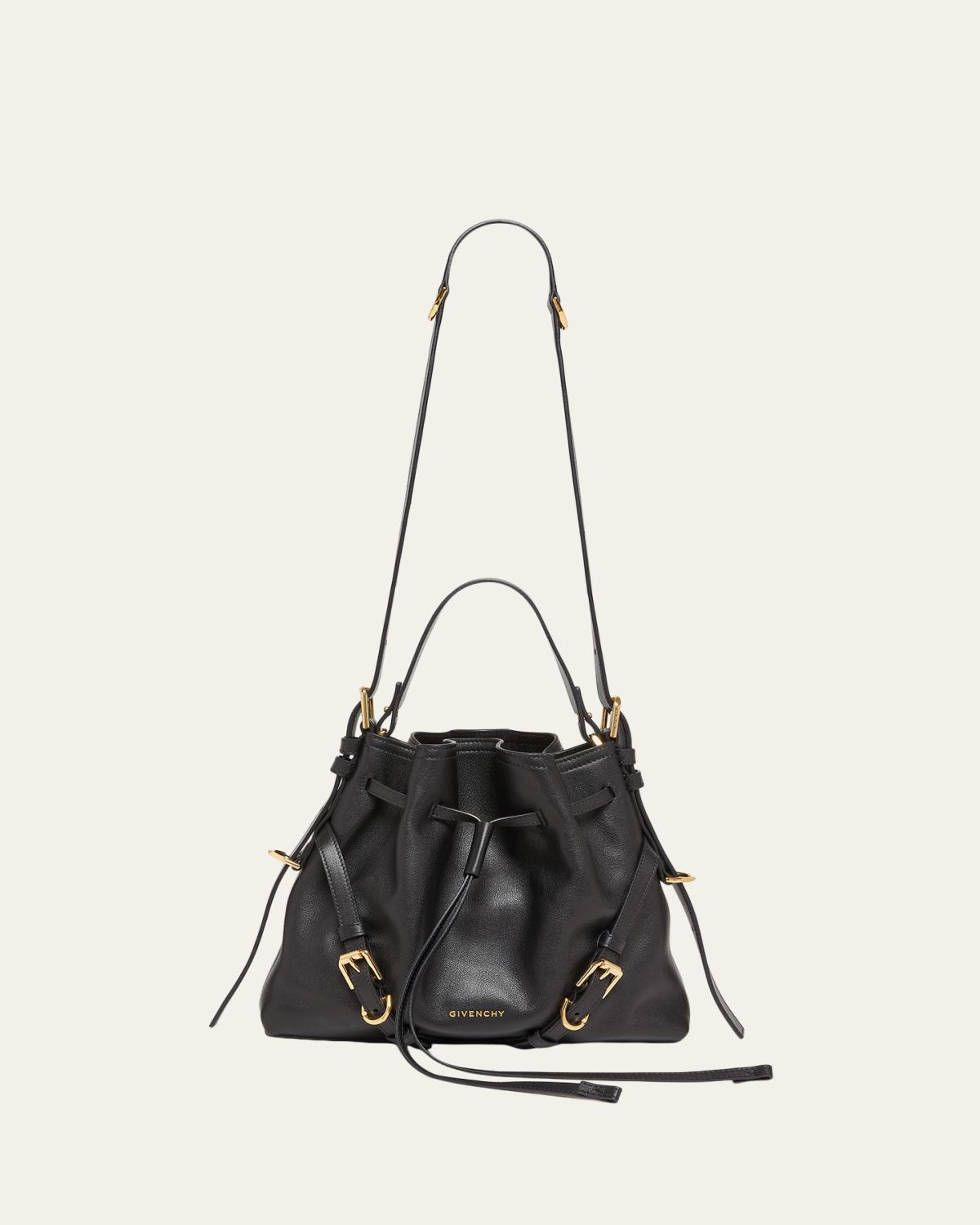 Givenchy Voyou Small Buckle Shoulder Bag in Leather | Thumbnail 6 Givenchy Voyou Small Buckle Shoulder Bag in Leather | Thumbnail 6
