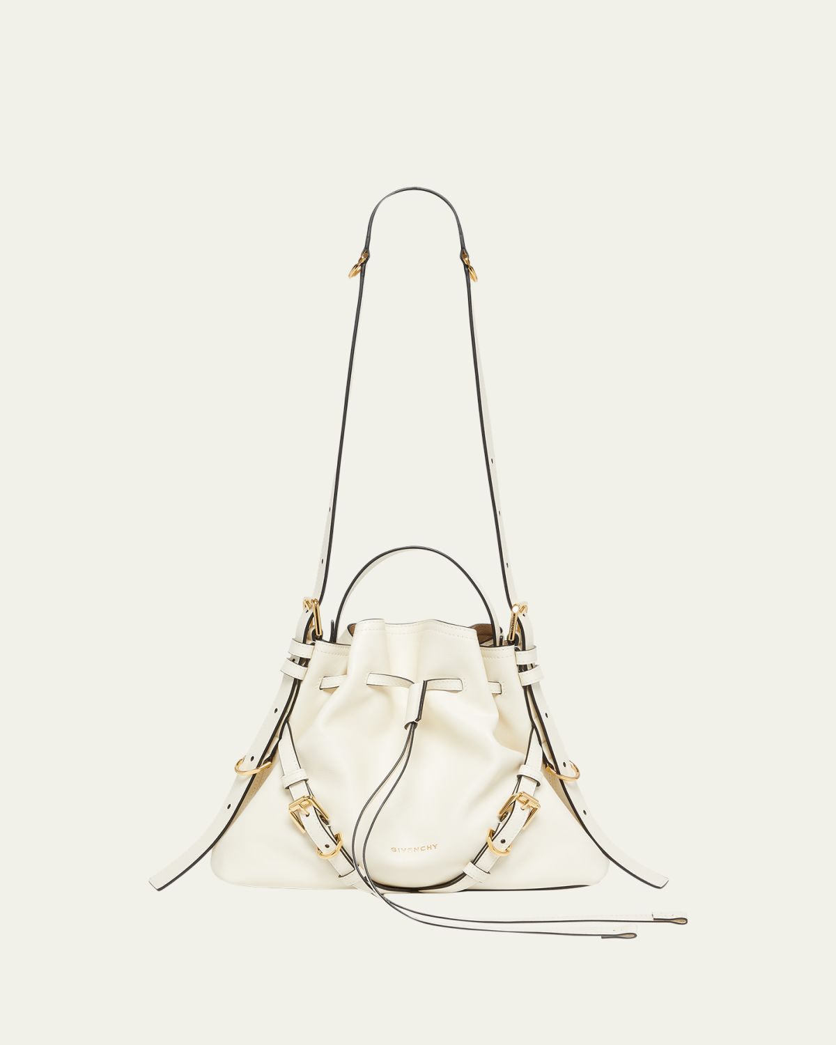 Givenchy Voyou Small Buckle Shoulder Bag in Leather | Thumbnail 6 Givenchy Voyou Small Buckle Shoulder Bag in Leather | Thumbnail 6