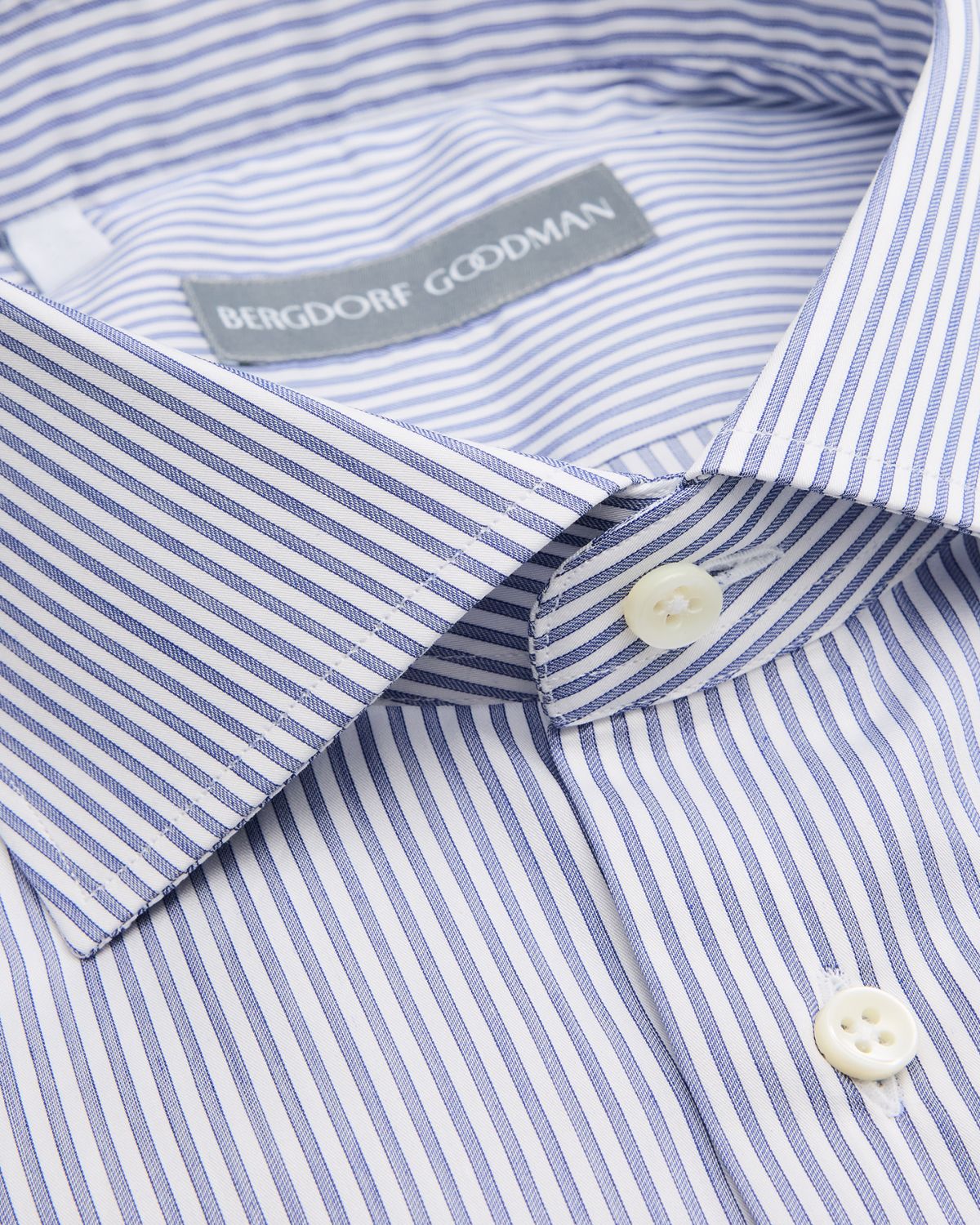 Bergdorf Goodman Men's Cotton Pinstripe Dress Shirt | Thumbnail 2 Bergdorf Goodman Men's Cotton Pinstripe Dress Shirt | Thumbnail 2
