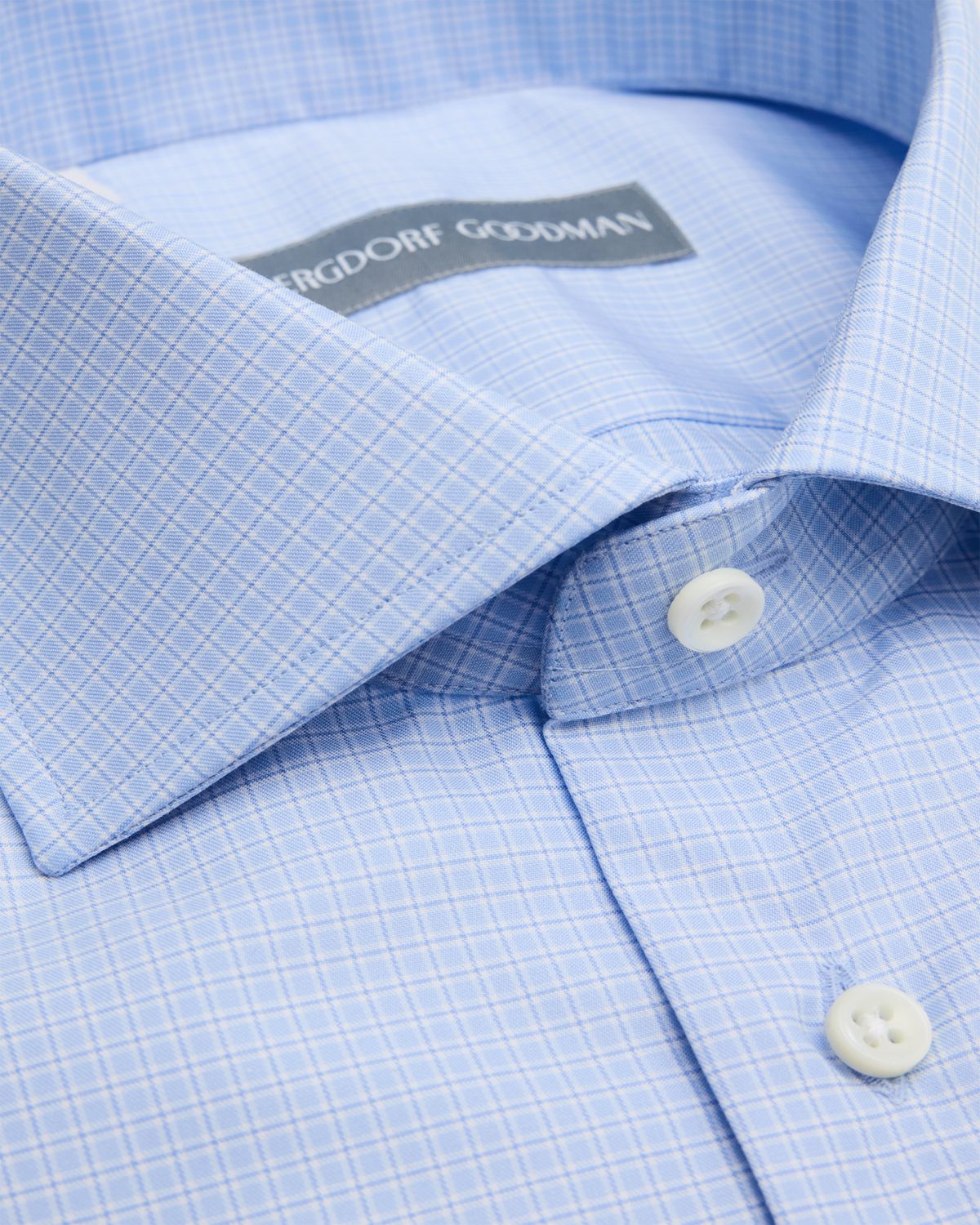 Bergdorf Goodman Men's Cotton Micro-Check Dress Shirt | Thumbnail 2 Bergdorf Goodman Men's Cotton Micro-Check Dress Shirt | Thumbnail 2