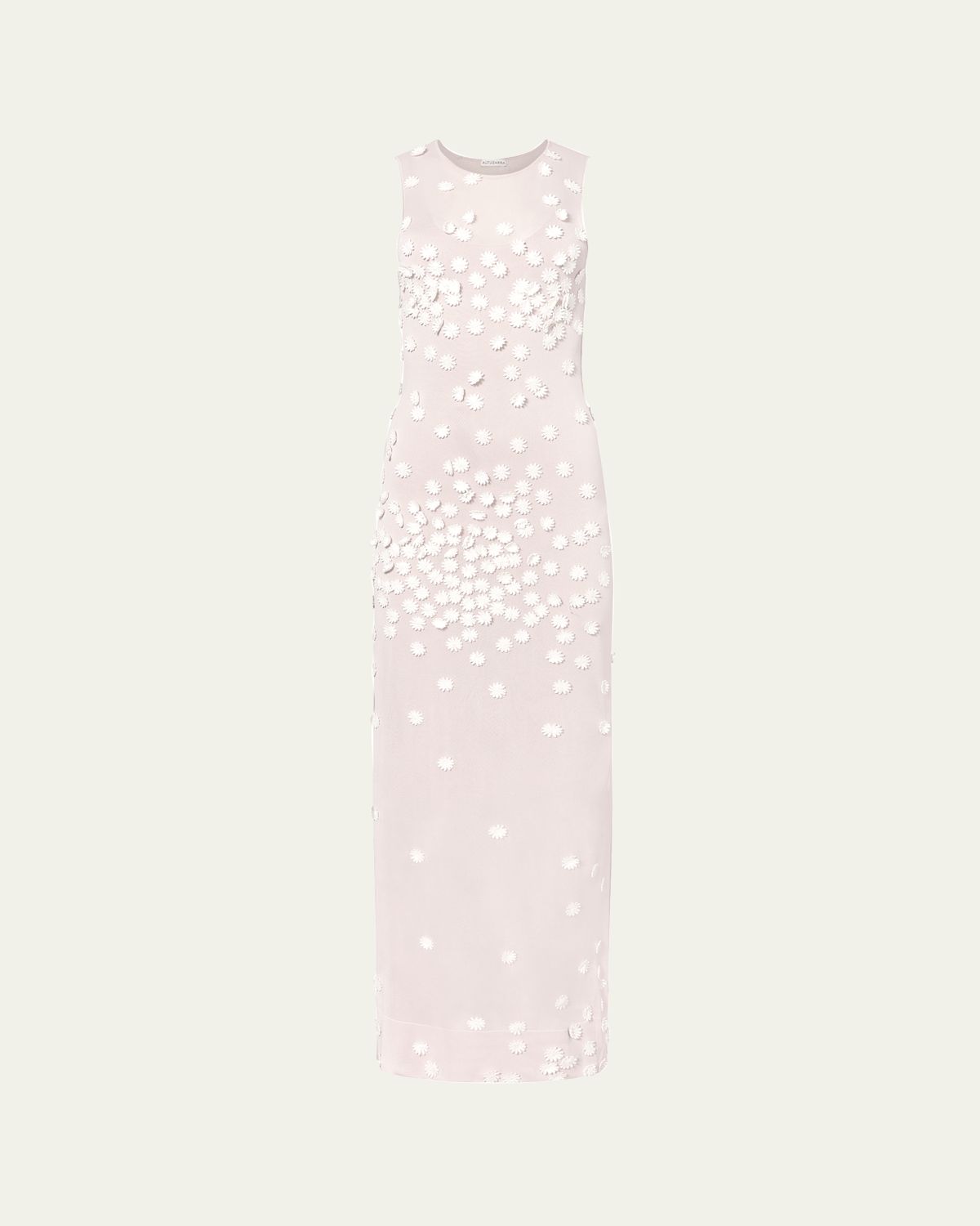 Altuzarra Nelly Degrade Flower Applique Mesh Maxi Dress