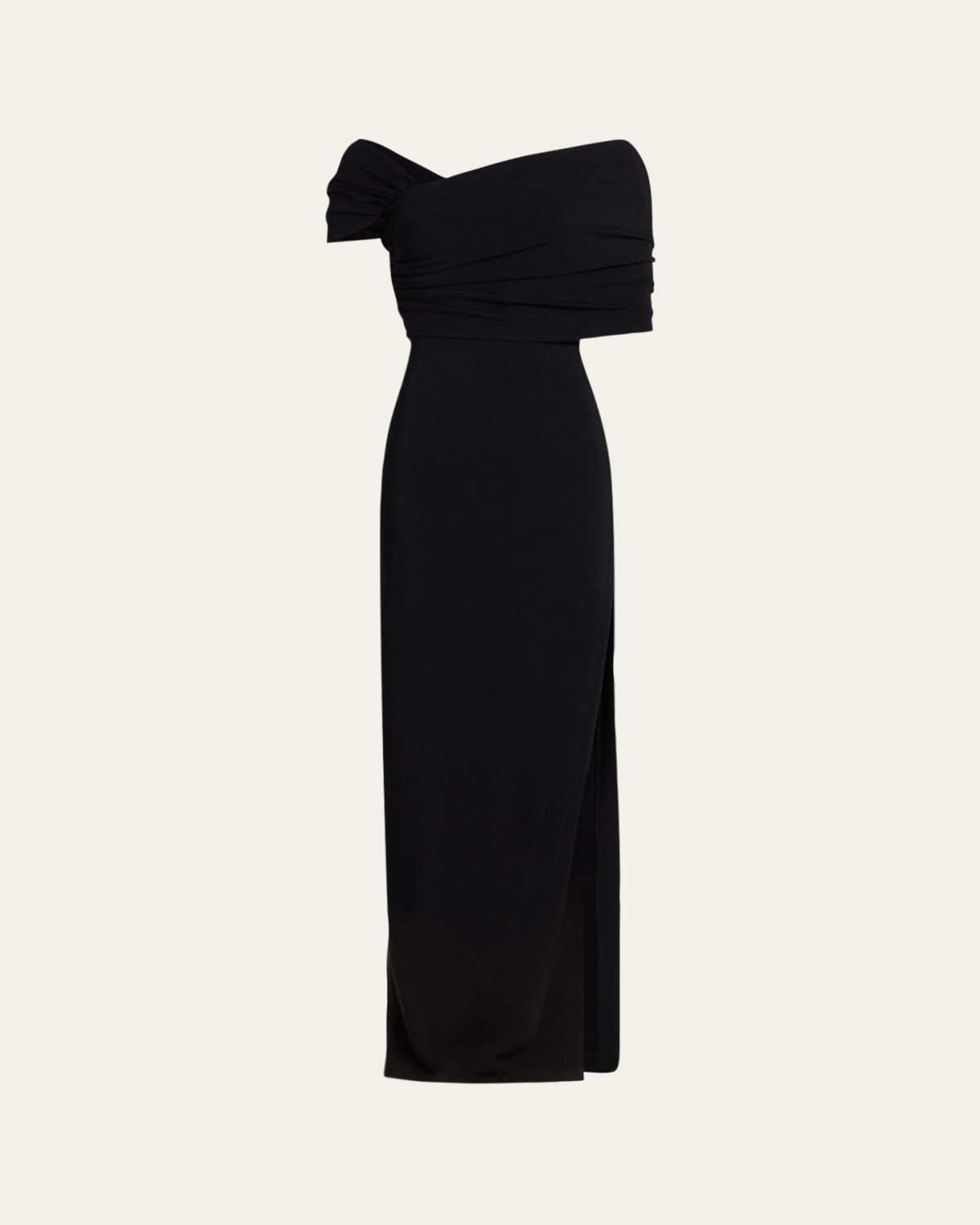 Oscar de la Renta Asymmetric Draped Off-The-Shoulder Column Gown | Thumbnail 6 Oscar de la Renta Asymmetric Draped Off-The-Shoulder Column Gown | Thumbnail 6