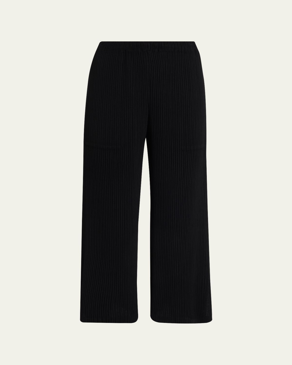 Issey Miyake Hatching Plisse Straight-Leg Crop Pants | Thumbnail 6 Issey Miyake Hatching Plisse Straight-Leg Crop Pants | Thumbnail 6