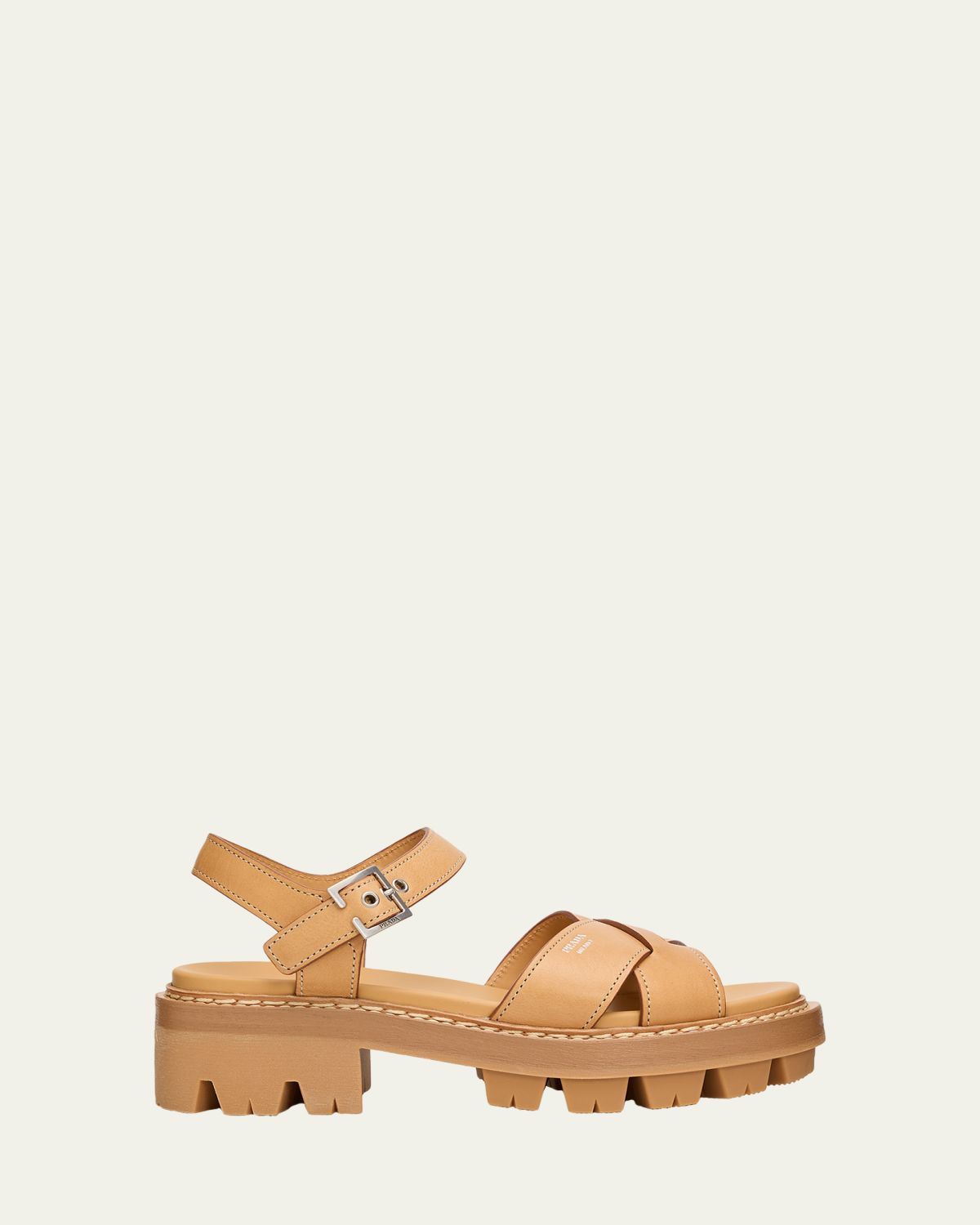 Prada 55mm Leather Platform Sandals | Thumbnail 6 Prada 55mm Leather Platform Sandals | Thumbnail 6