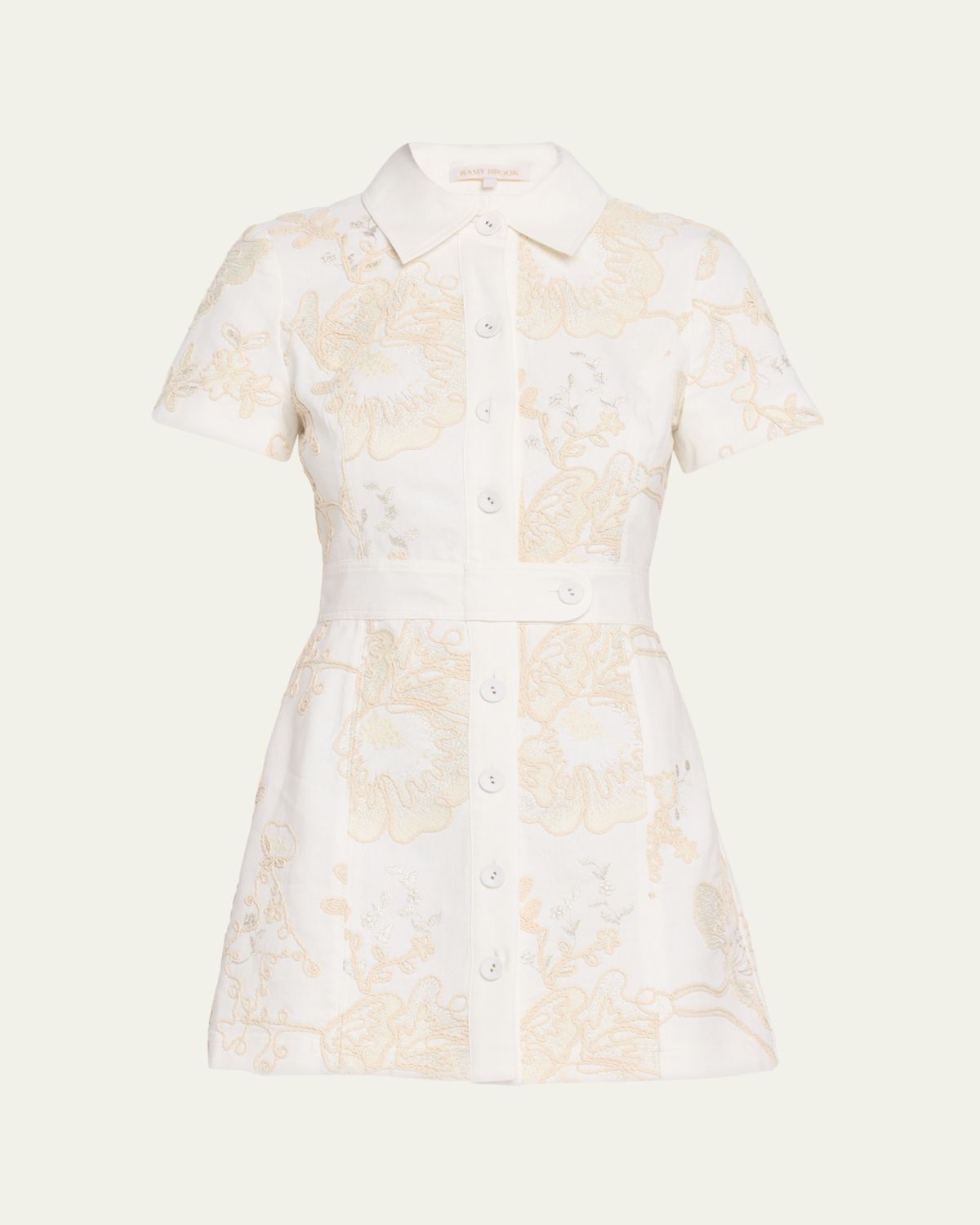 Ramy Brook Shannon Embroidered Mini Shirtdress | Thumbnail 6 Ramy Brook Shannon Embroidered Mini Shirtdress | Thumbnail 6