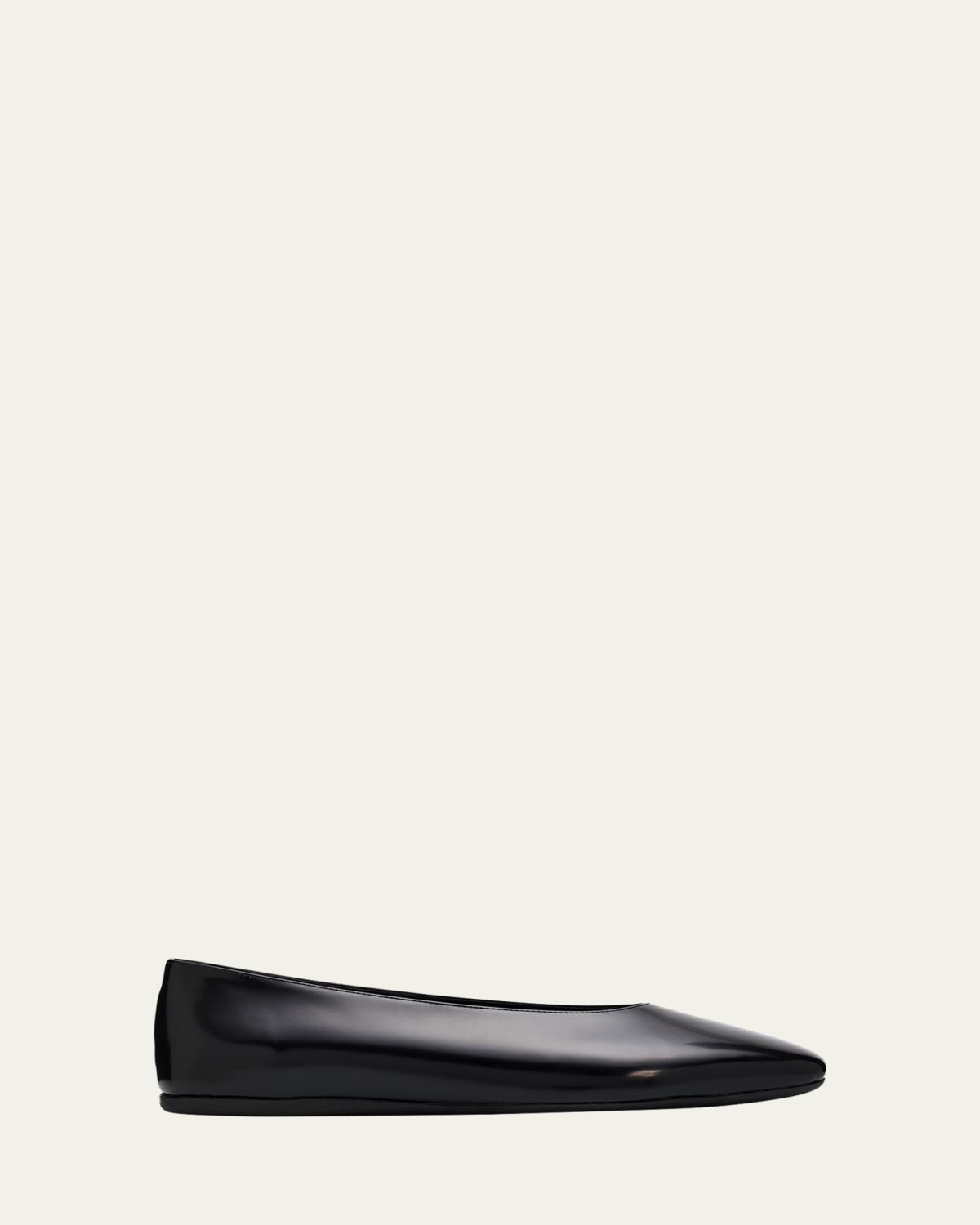 Prada Brushed Leather Ballerina Flats | Thumbnail 10 Prada Brushed Leather Ballerina Flats | Thumbnail 10