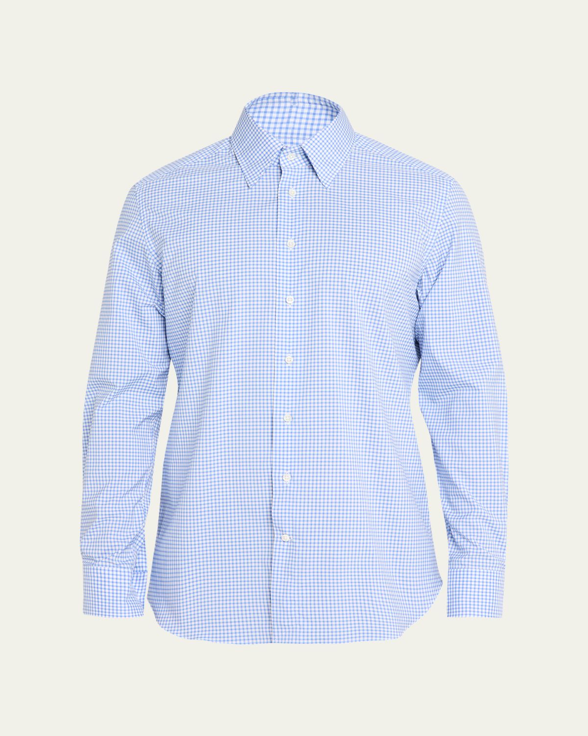 Bergdorf Goodman Men's Cotton Check Button-Down Shirt