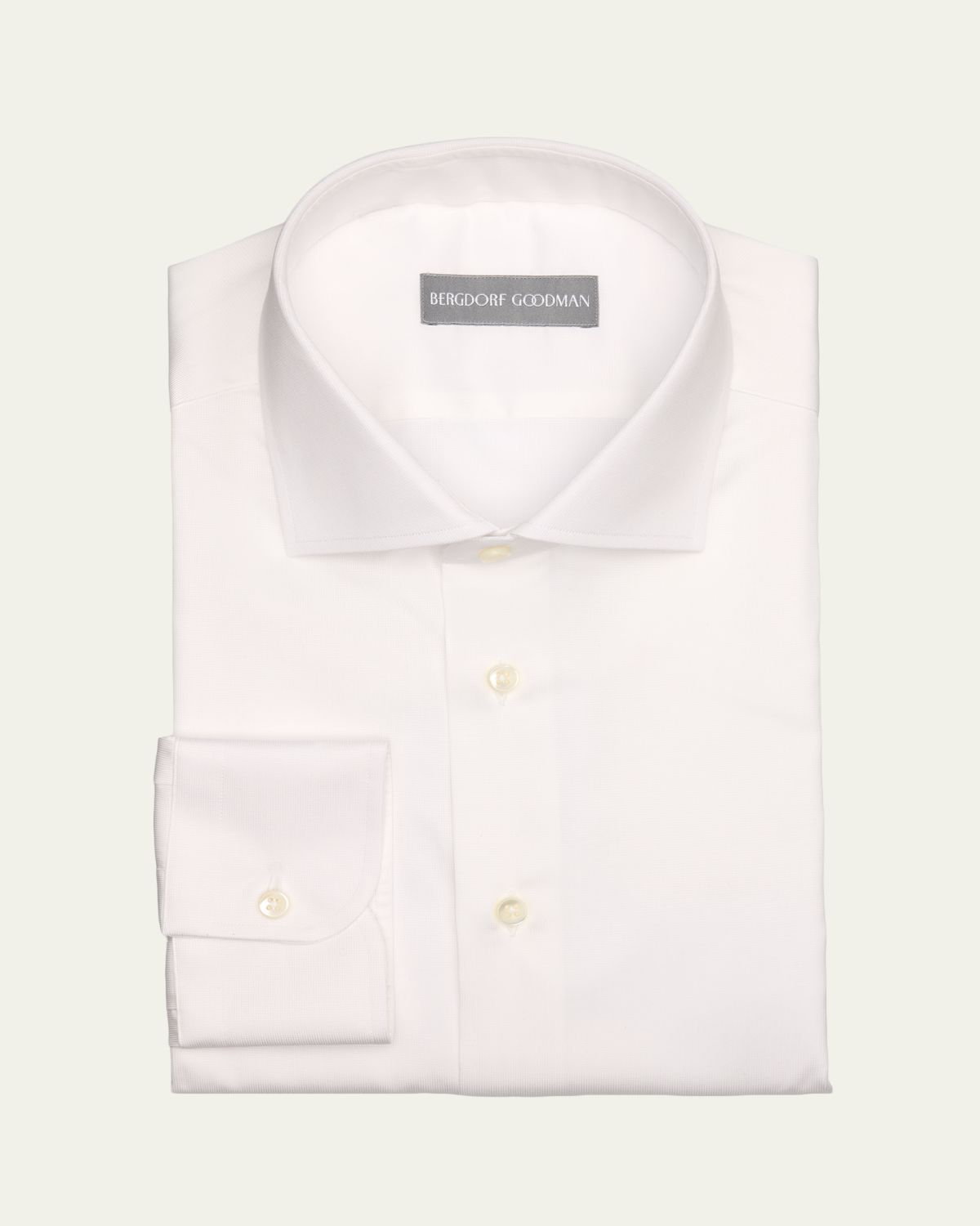 Bergdorf Goodman Men's Textured Cotton Dress Shirt