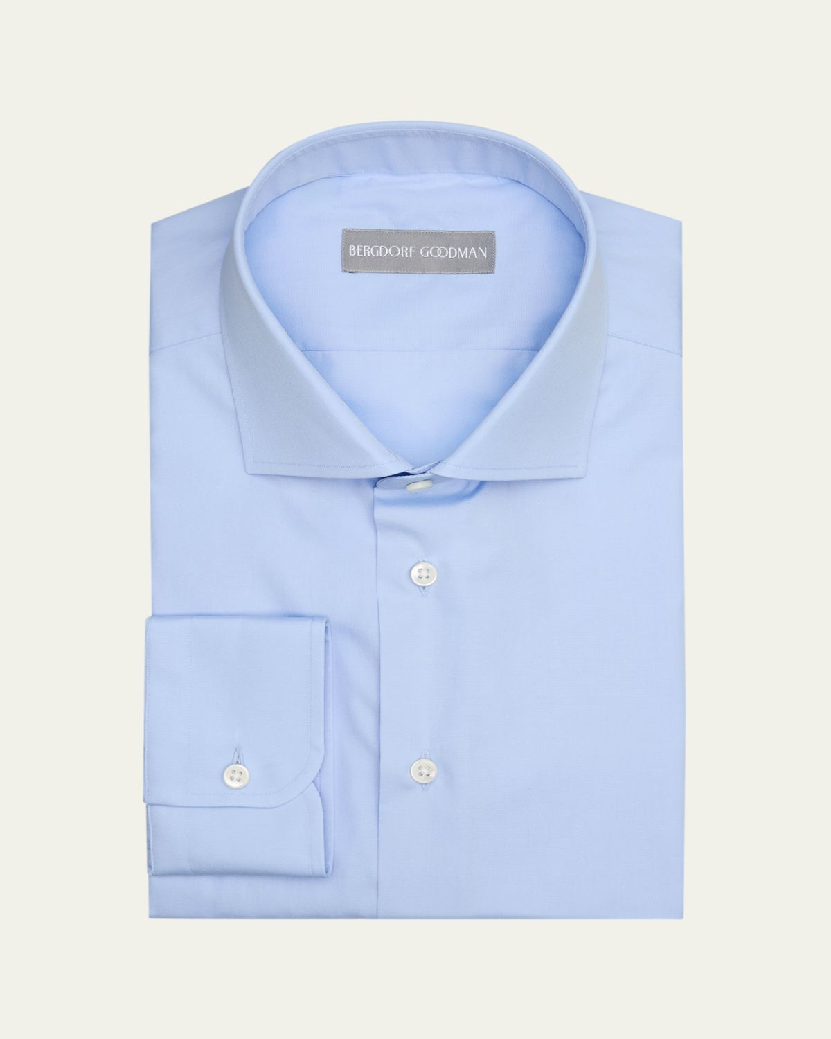 Bergdorf Goodman Men's Cotton Poplin Solid Dress Shirt - Women's Clothing
